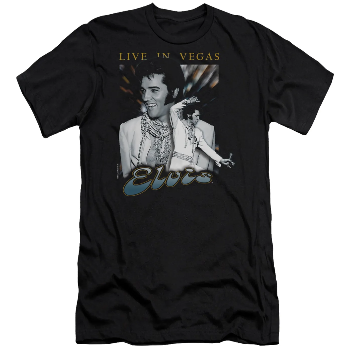 Elvis Presley Slim-Fit Shirt | LIVE IN VEGAS Slim-Fit Tee