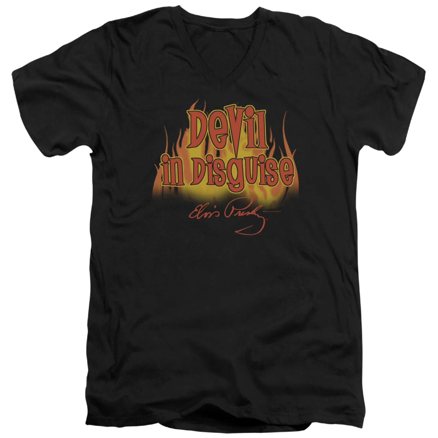 Elvis Presley T Shirt (Slim Fit) | DEVIL IN DISGUISE Slim-fit Tee