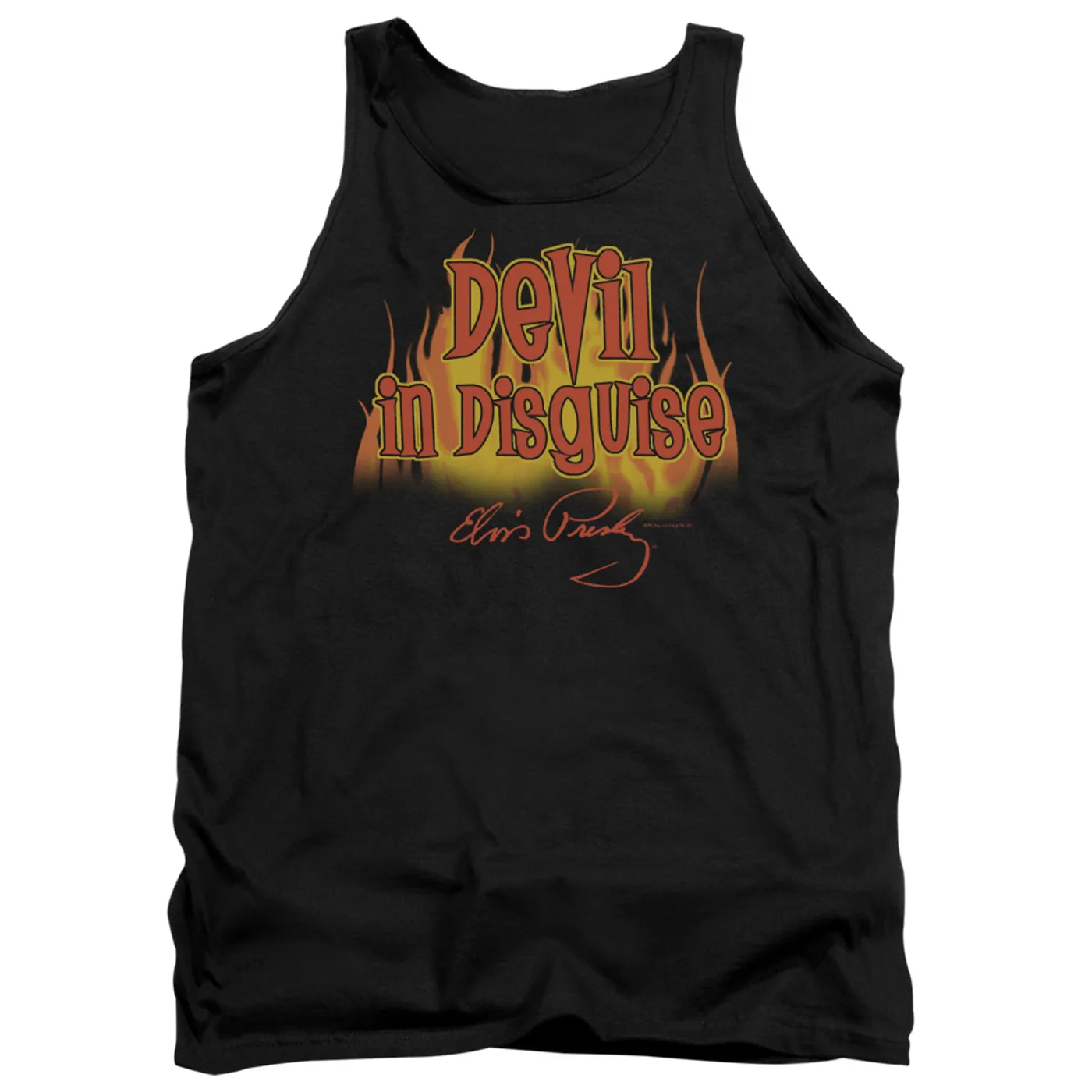 Elvis Presley Tank Top | DEVIL IN DISGUISE Sleeveless Shirt