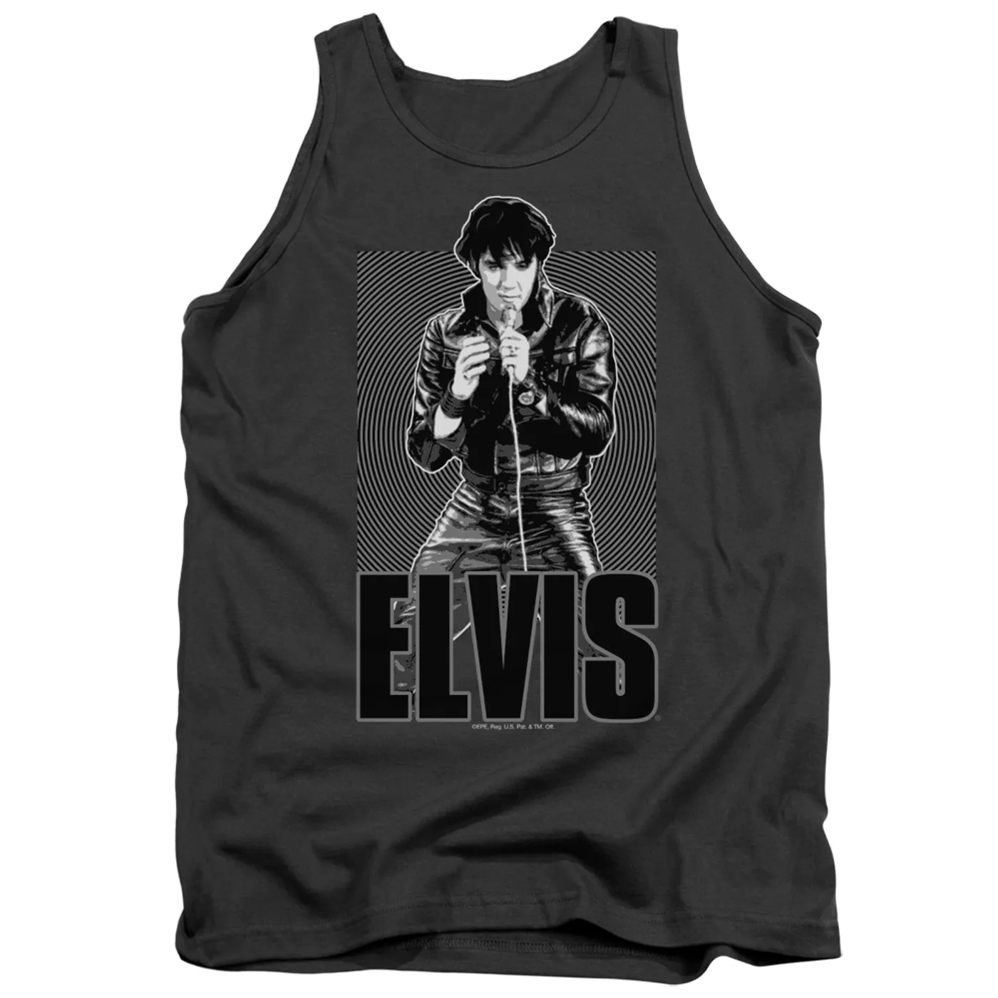 Elvis Presley Tank Top | LEATHER Sleeveless Shirt