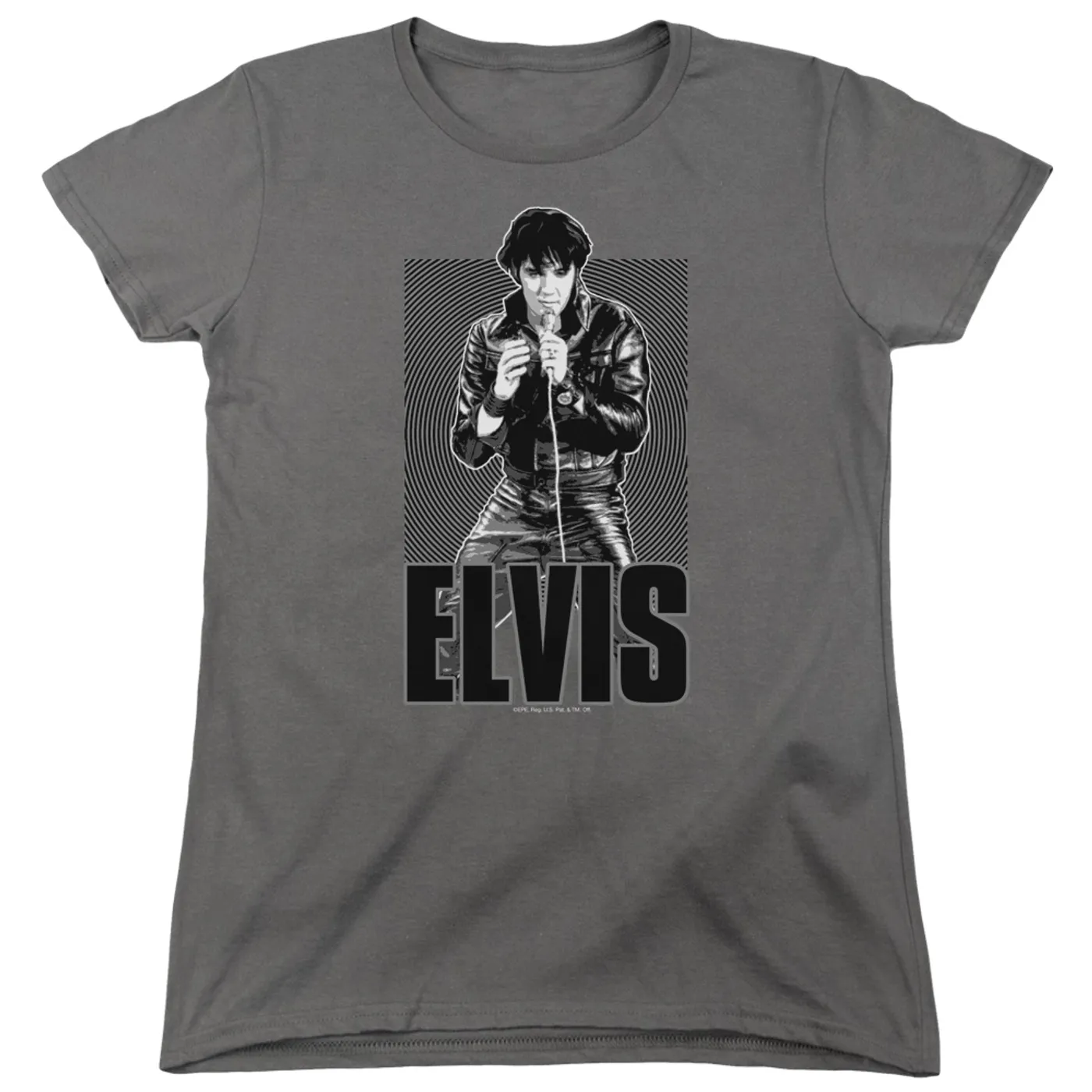 Elvis Presley Women's Shirt | LEATHER Ladies Tee