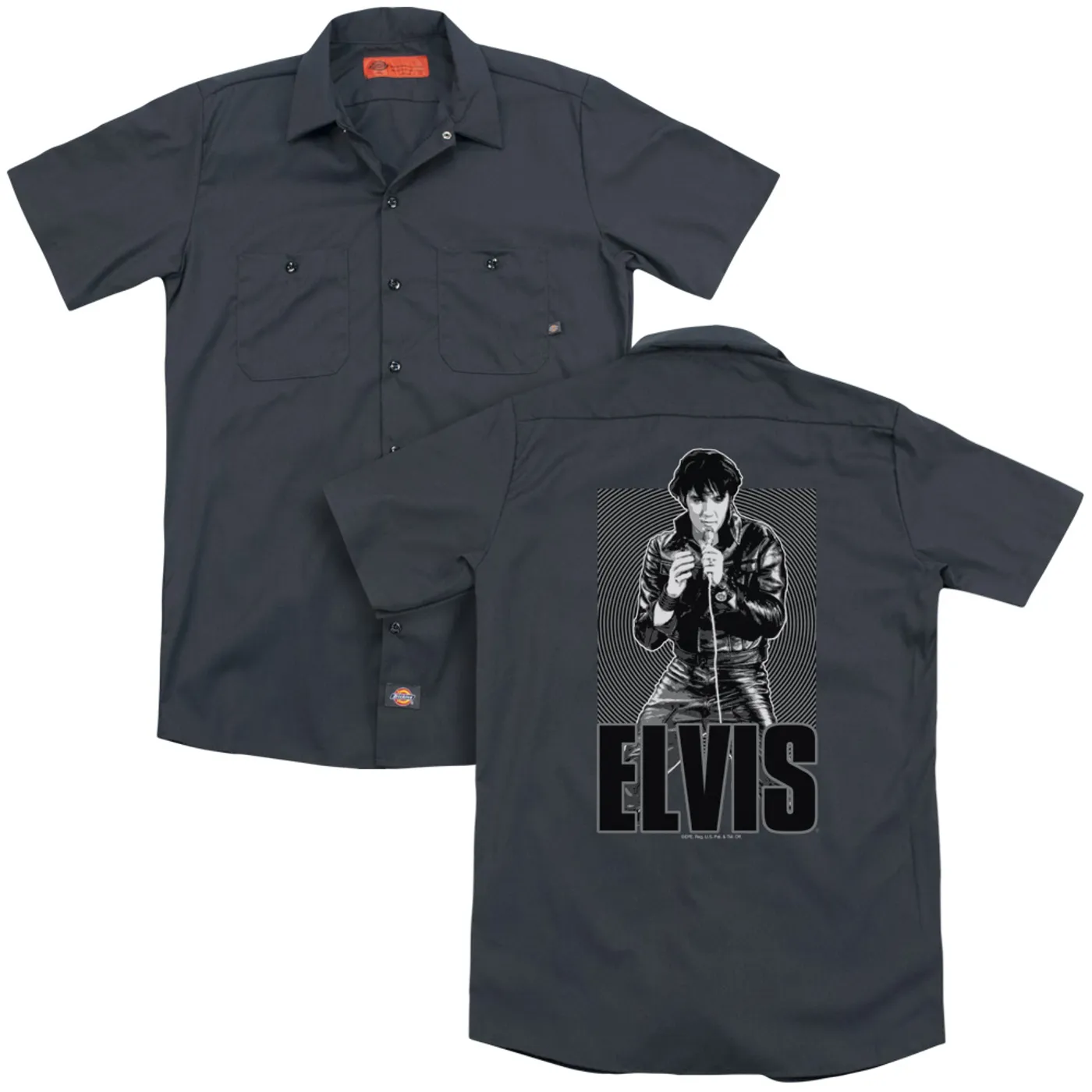Elvis Presley LEATHER (BACK PRINT)