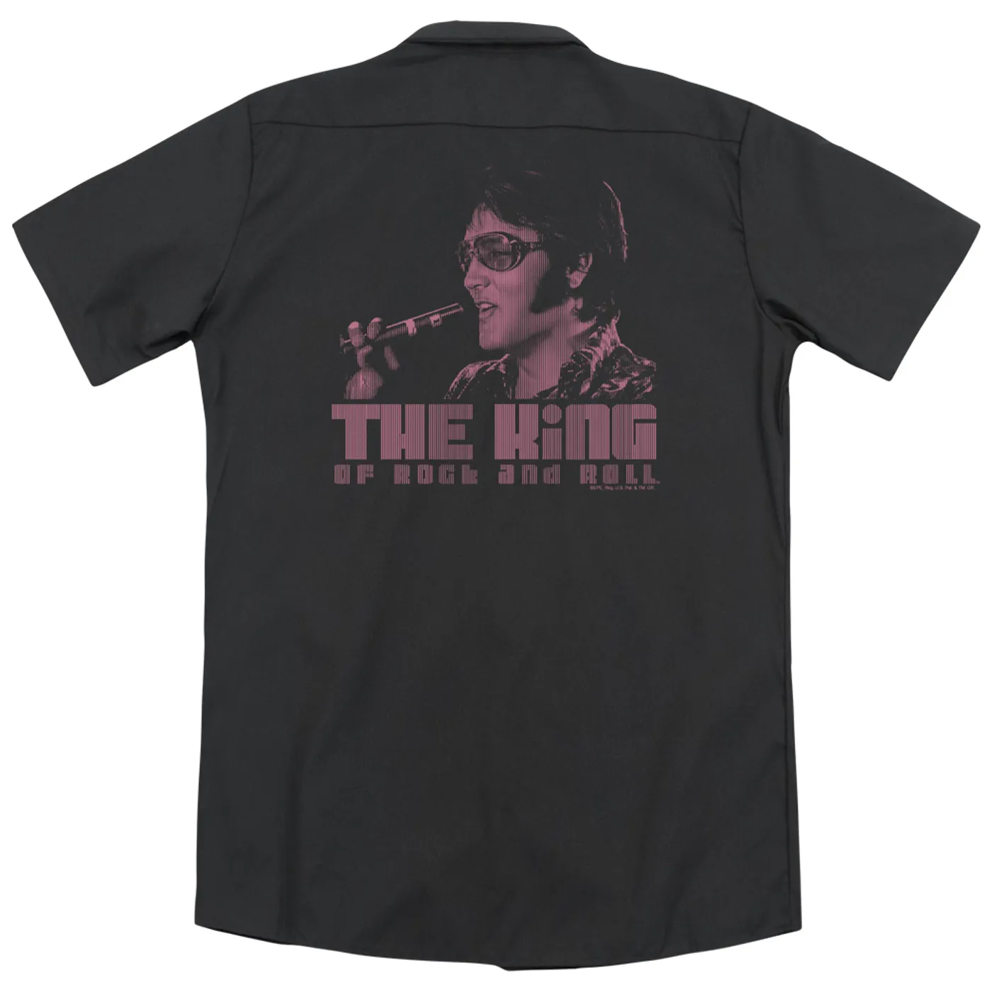 Elvis Presley THE KING (BACK PRINT)