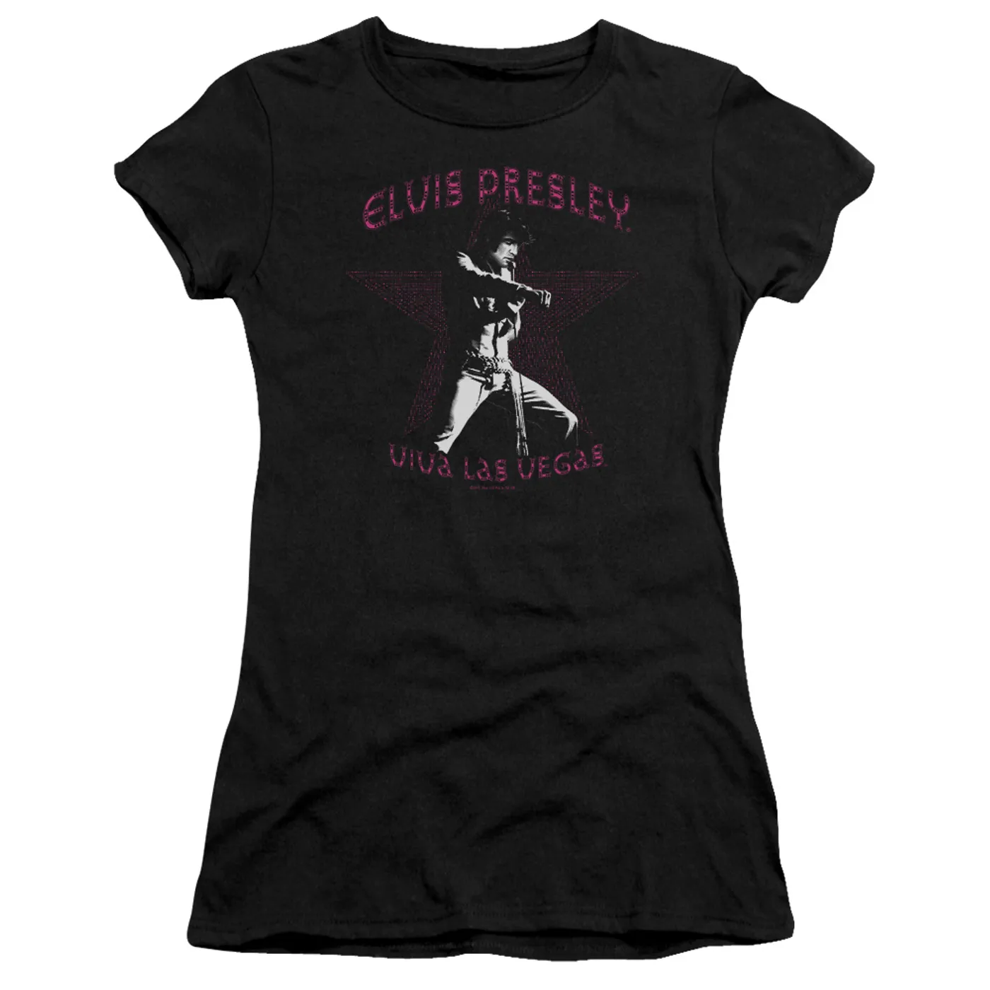 Elvis Presley Juniors Shirt | VIVA LAS VEGAS STAR Juniors T Shirt