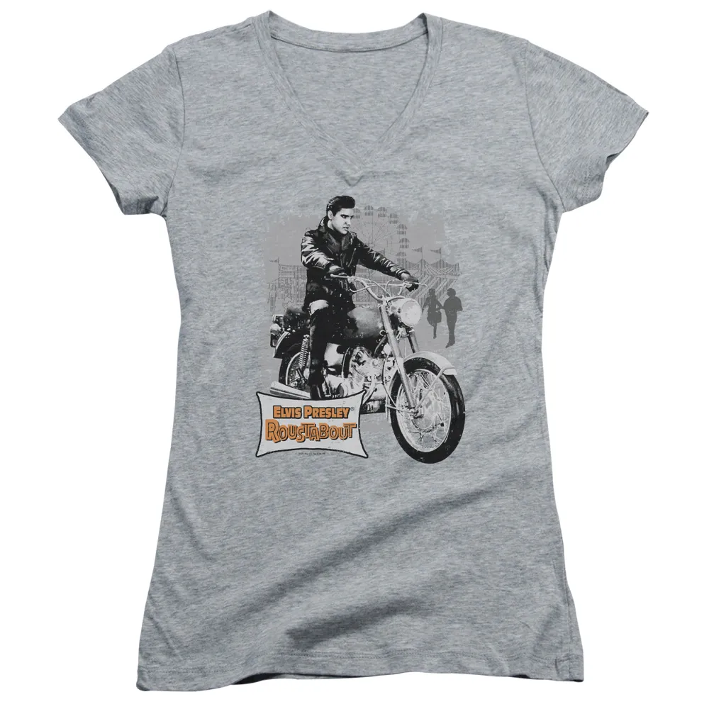 Junior's V-Neck Shirt | ROUSTABOUT POSTER Junior's Tee