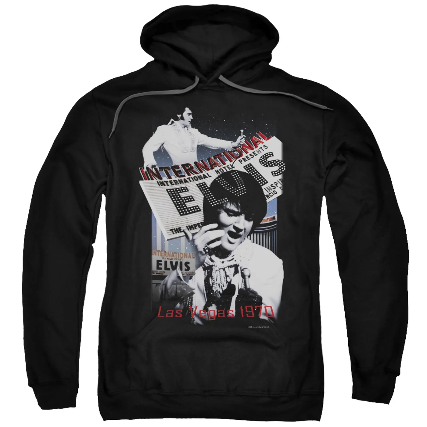 Elvis Presley Hoodie | INTERNATIONAL HOTEL Pull-Over Sweatshirt