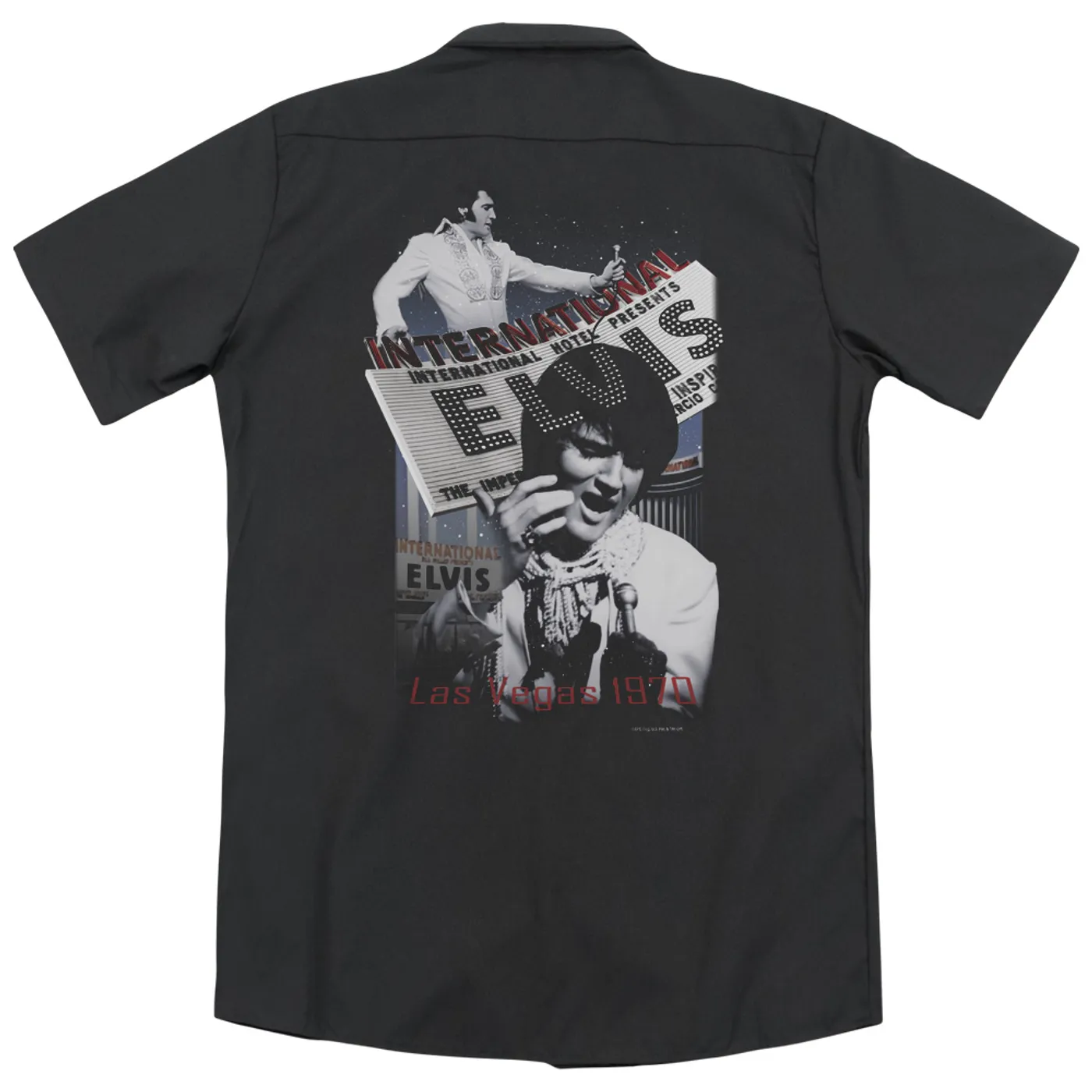 Elvis Presley INTERNATIONAL HOTEL (BACK PRINT)