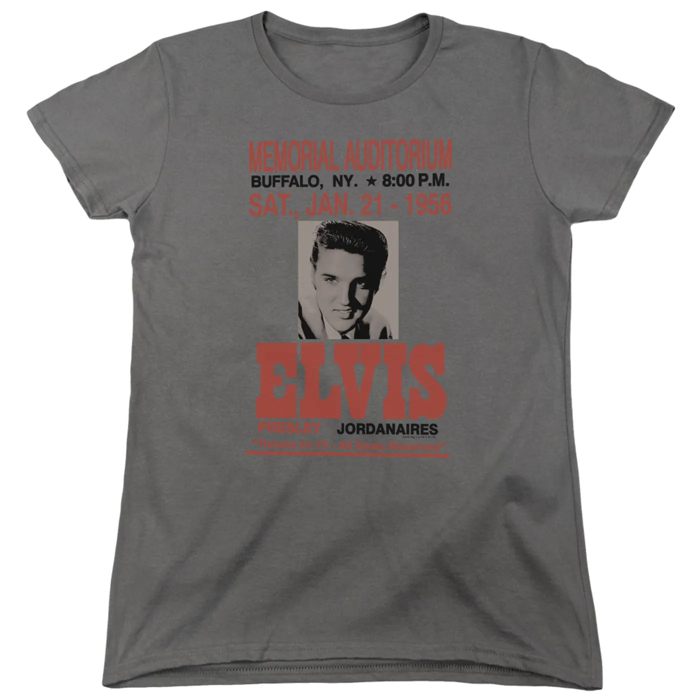 Elvis Presley Women's Shirt | BUFFALO 1956 Ladies Tee