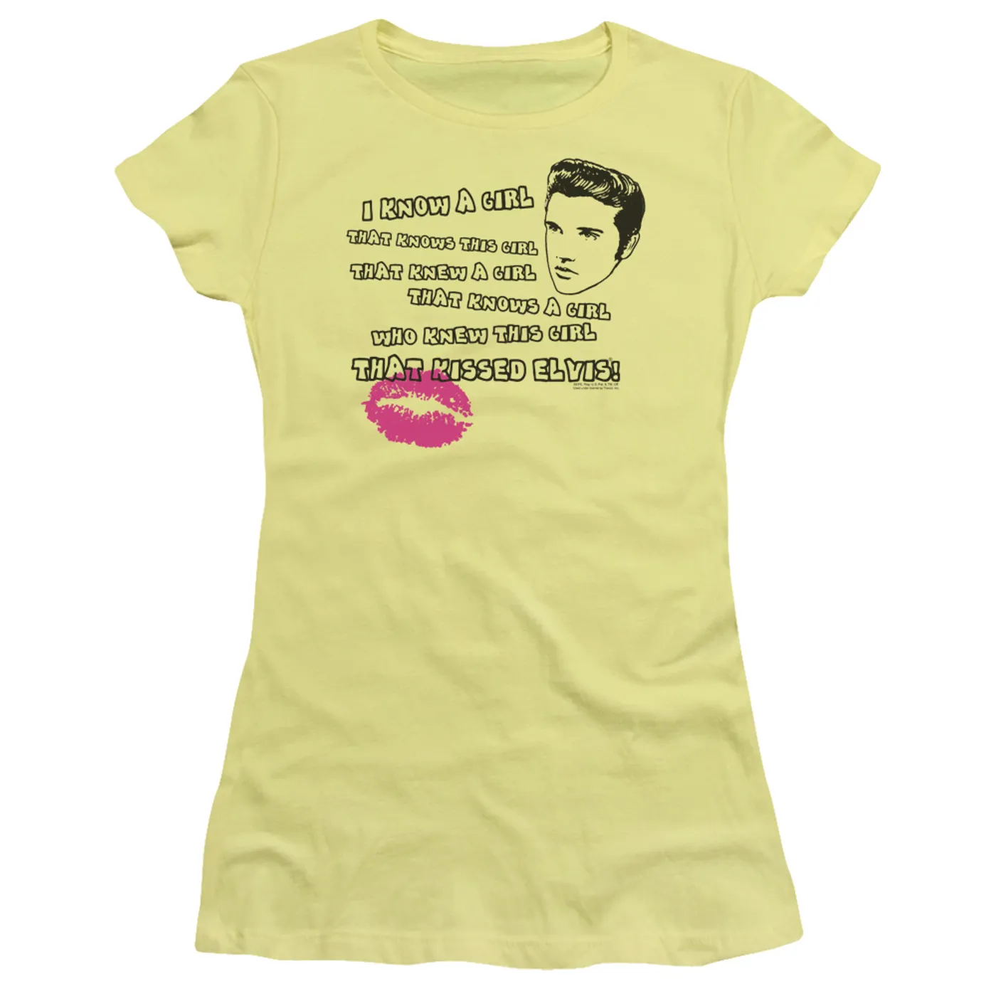 Juniors Shirt | KISSED Elvis Presley Juniors T Shirt
