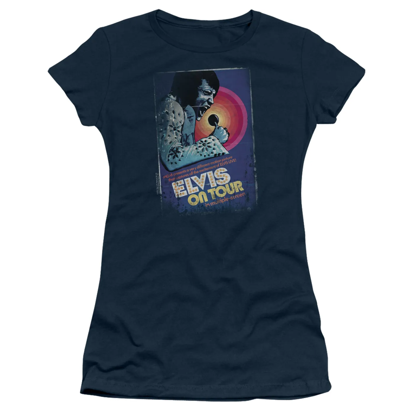Elvis Presley Juniors Shirt | ON TOUR POSTER Juniors T Shirt
