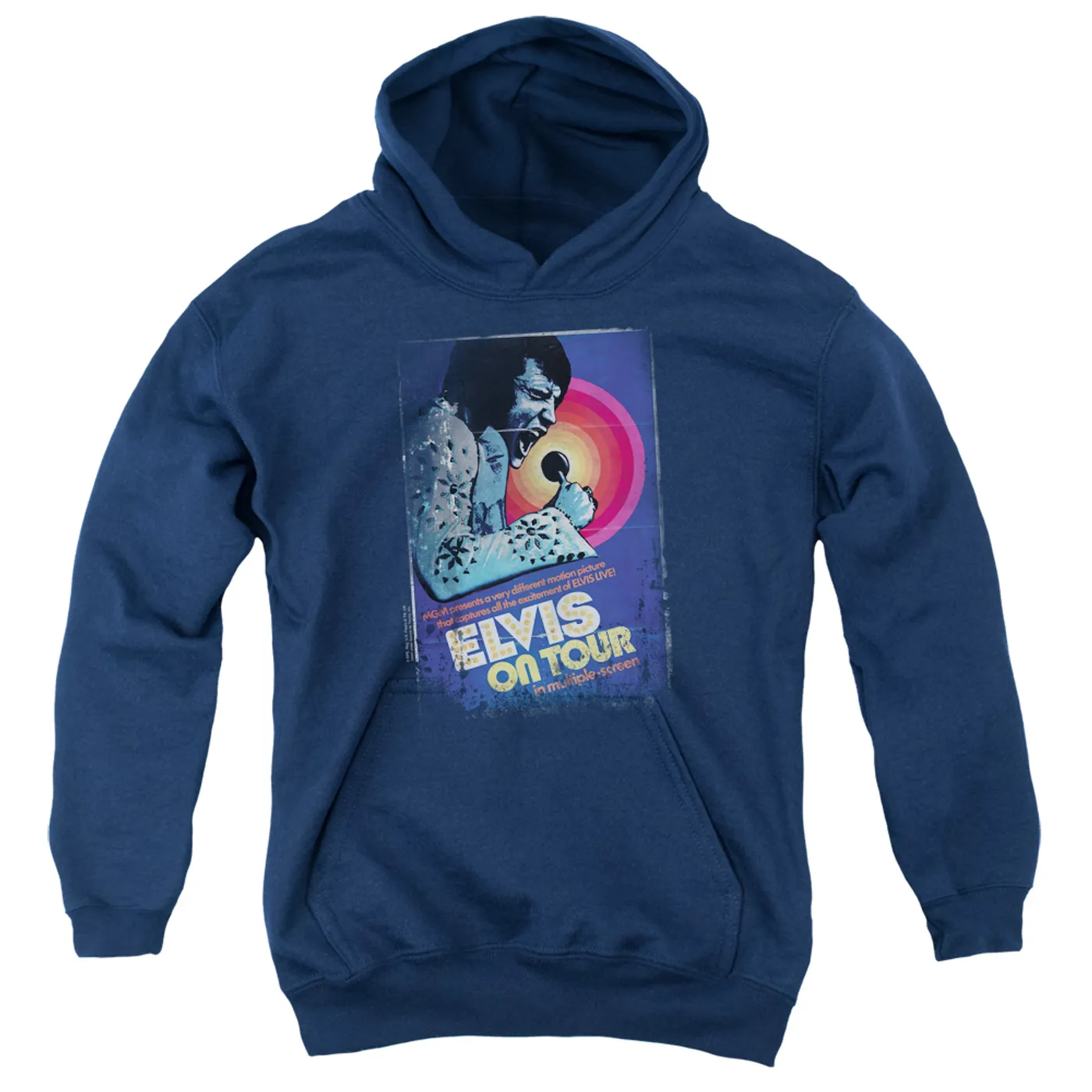 Elvis Presley Youth Hoodie | ON TOUR POSTER Pull-Over Sweatshirt