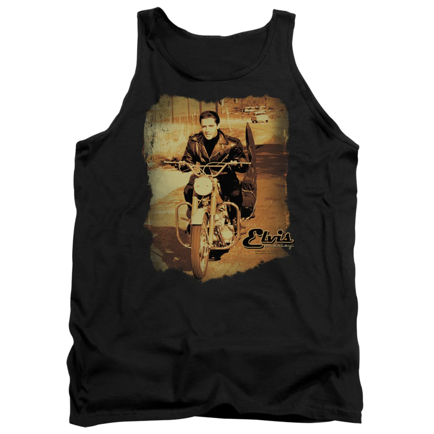Elvis Presley Tank Top | HIT THE ROAD Sleeveless Shirt
