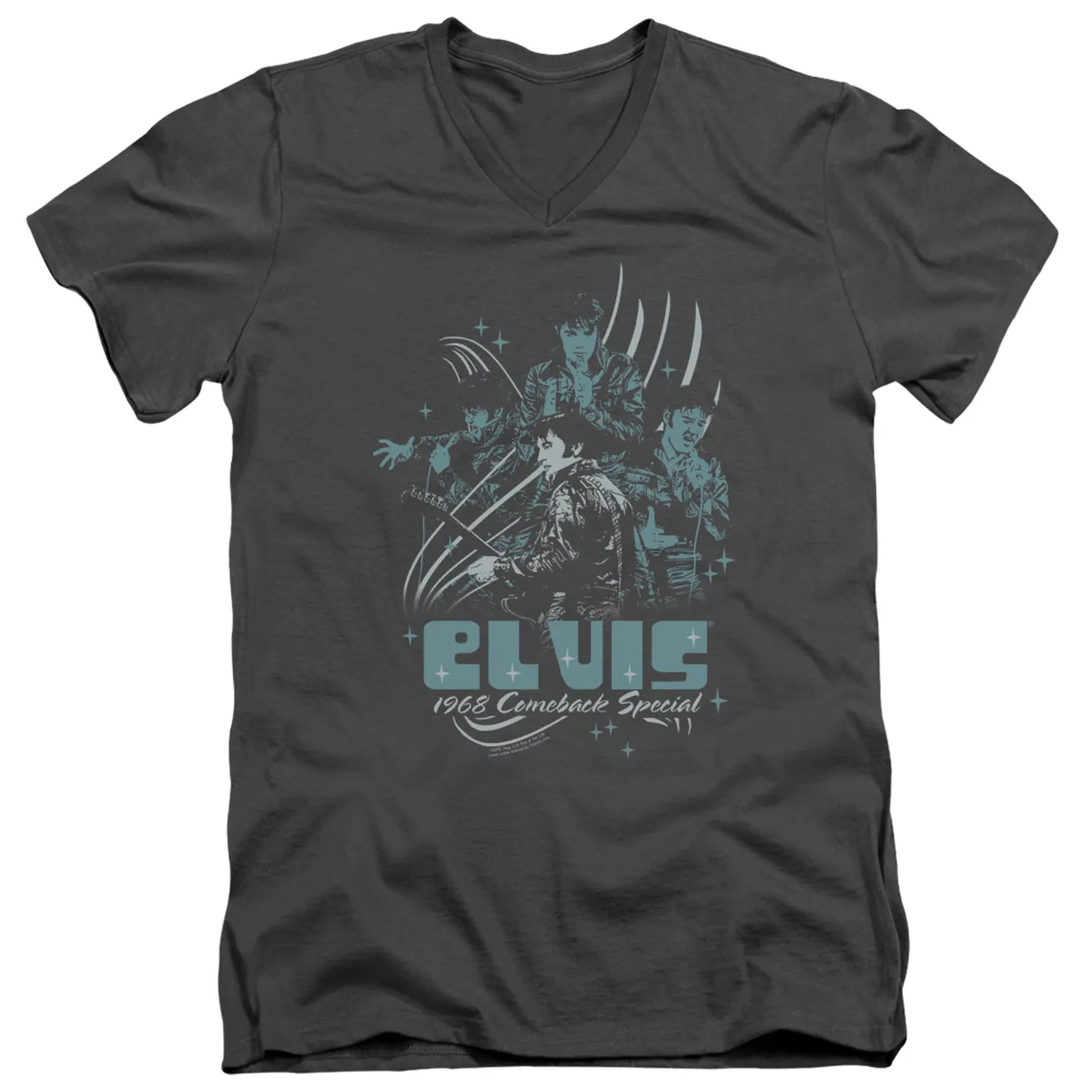 Elvis Presley T Shirt (Slim Fit) | 68 LEATHER Slim-fit Tee