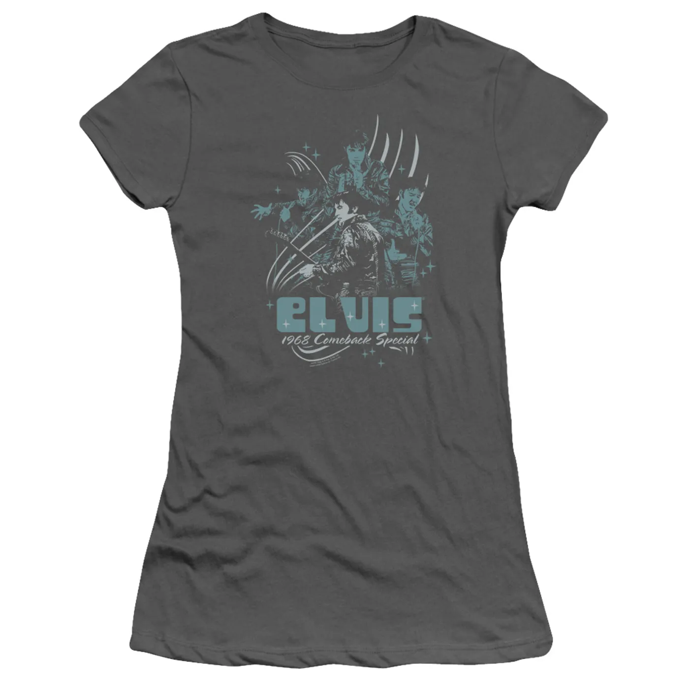 Elvis Presley Juniors Shirt | 68 LEATHER Juniors T Shirt