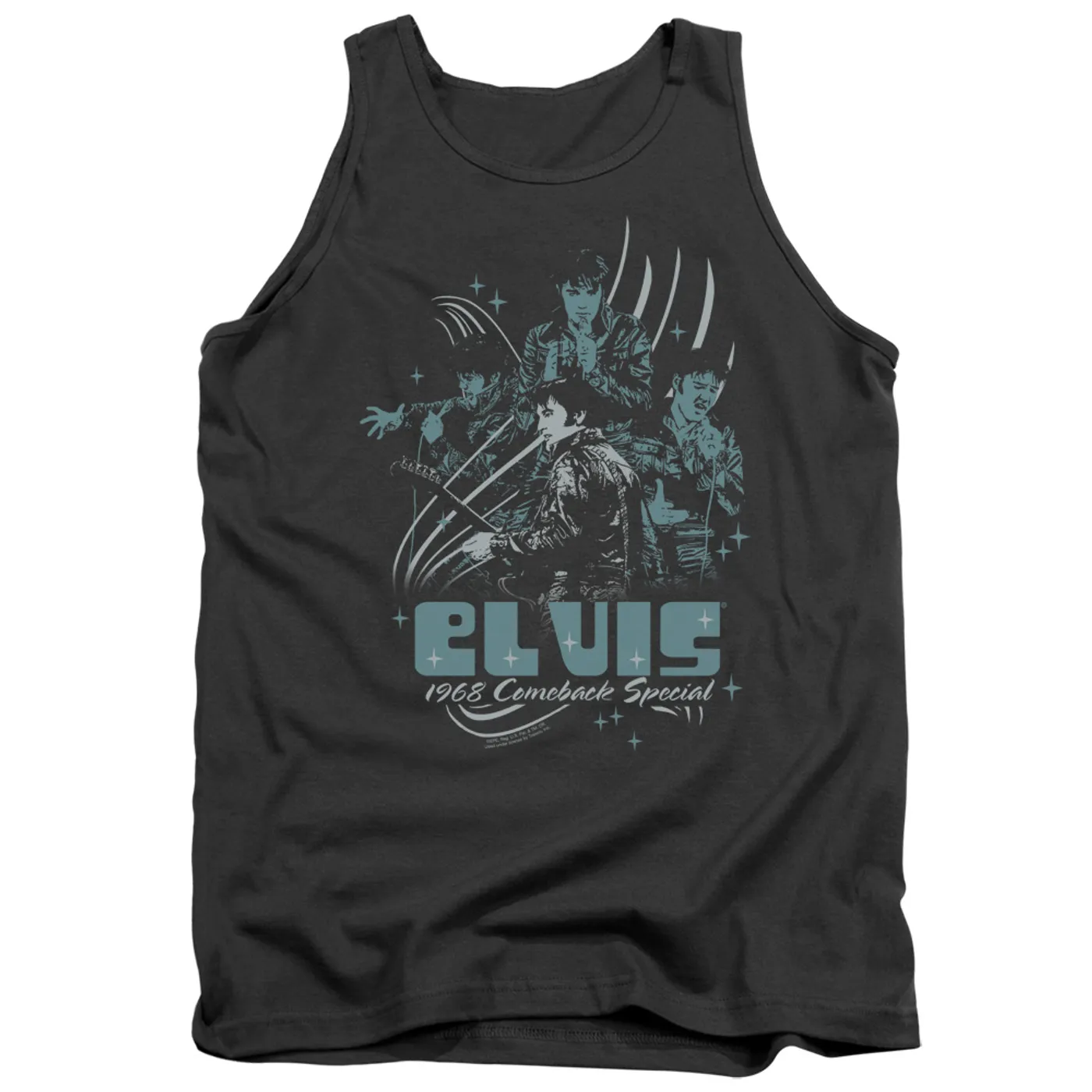 Elvis Presley Tank Top | 68 LEATHER Sleeveless Shirt