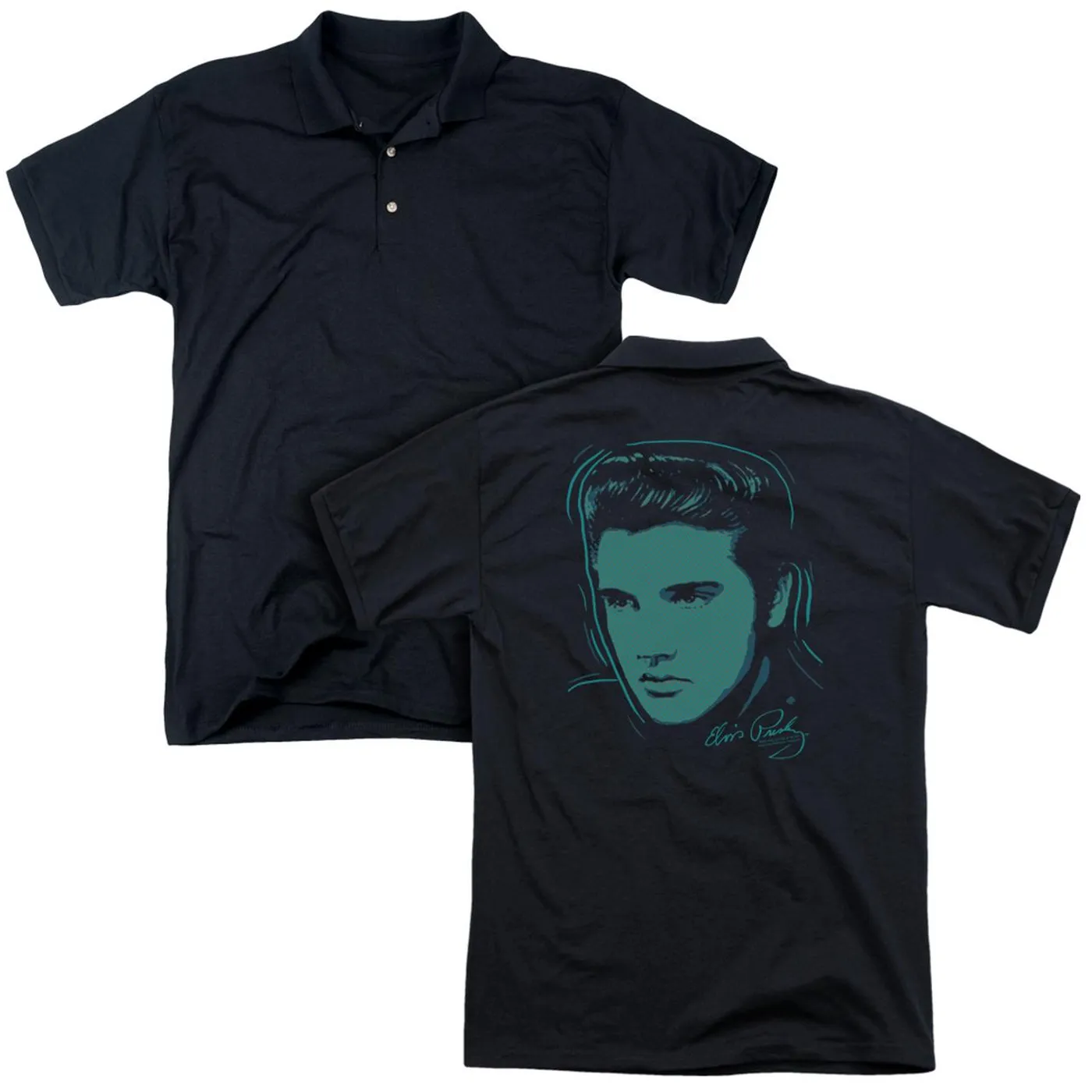 Elvis Presley YOUNG DOTS (BACK PRINT)