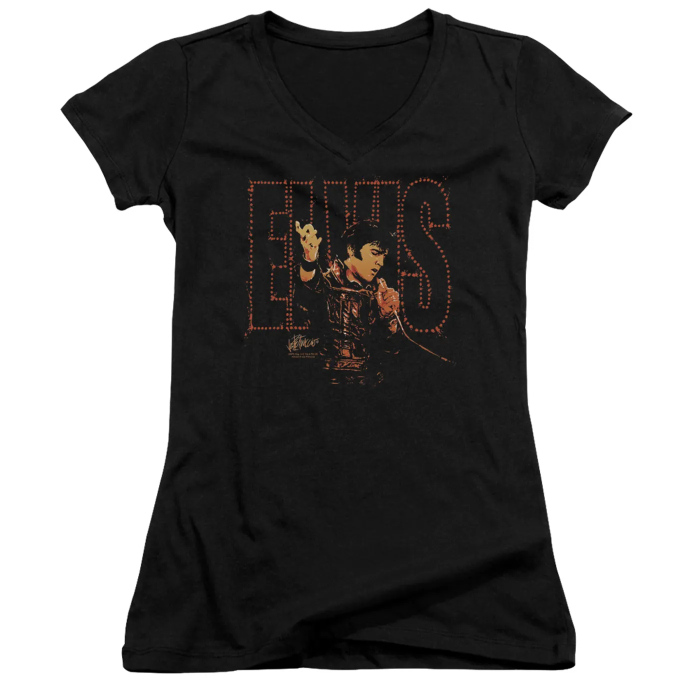 Elvis Presley Junior's V-Neck Shirt | TAKE MY HAND Junior's Tee