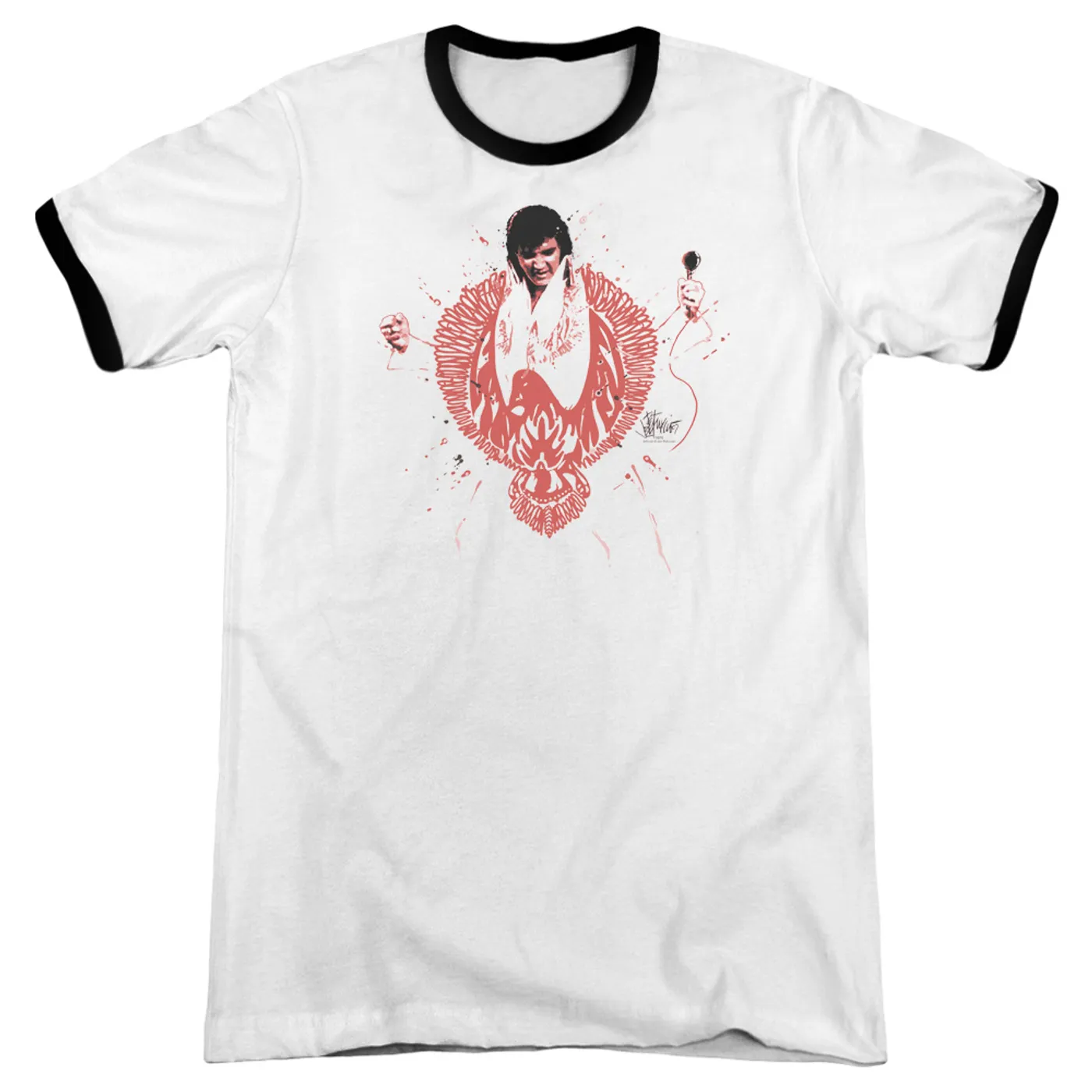 Elvis Presley Shirt | RED PHEONIX Premium Ringer Tee