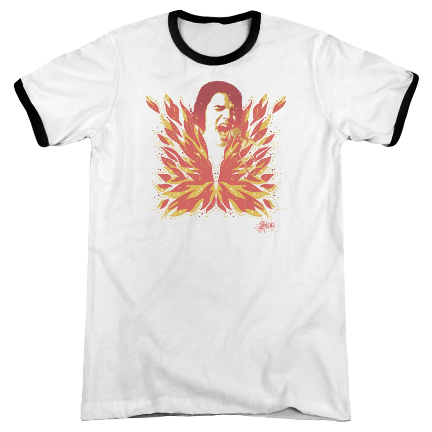 Elvis Presley Shirt | HIS LATEST FLAME Premium Ringer Tee
