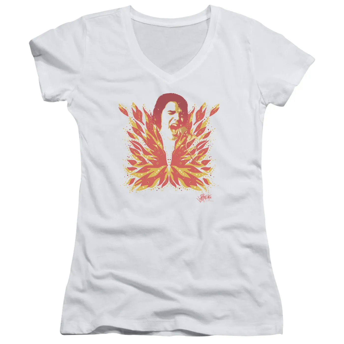 Elvis Presley Junior's V-Neck Shirt | HIS LATEST FLAME Junior's Tee