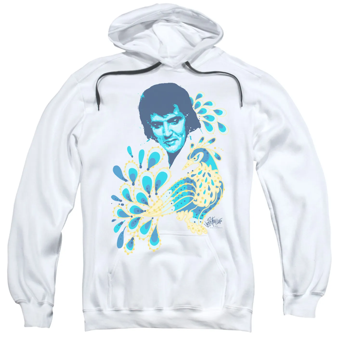 Elvis Presley Hoodie | PEACOCK Pull-Over Sweatshirt