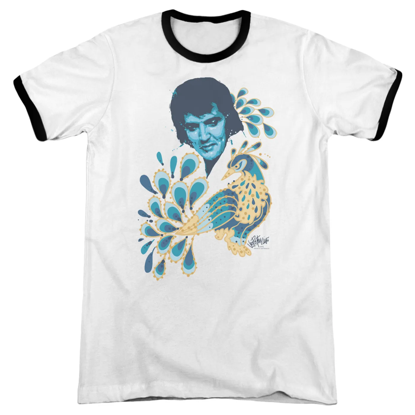 Elvis Presley Shirt | PEACOCK Premium Ringer Tee