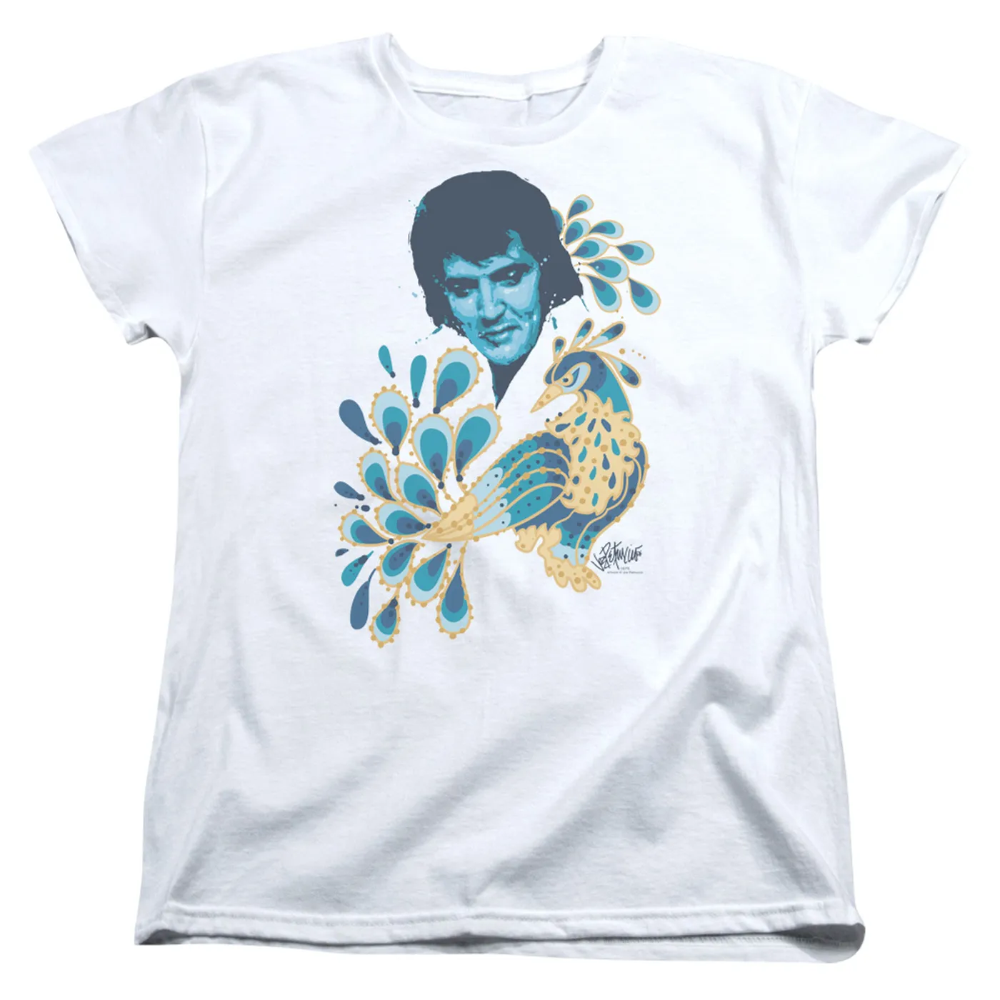 Elvis Presley Women's Shirt | PEACOCK Ladies Tee