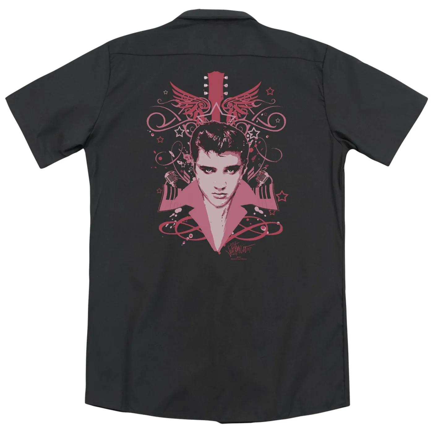 Elvis Presley LETS FACE IT (BACK PRINT)