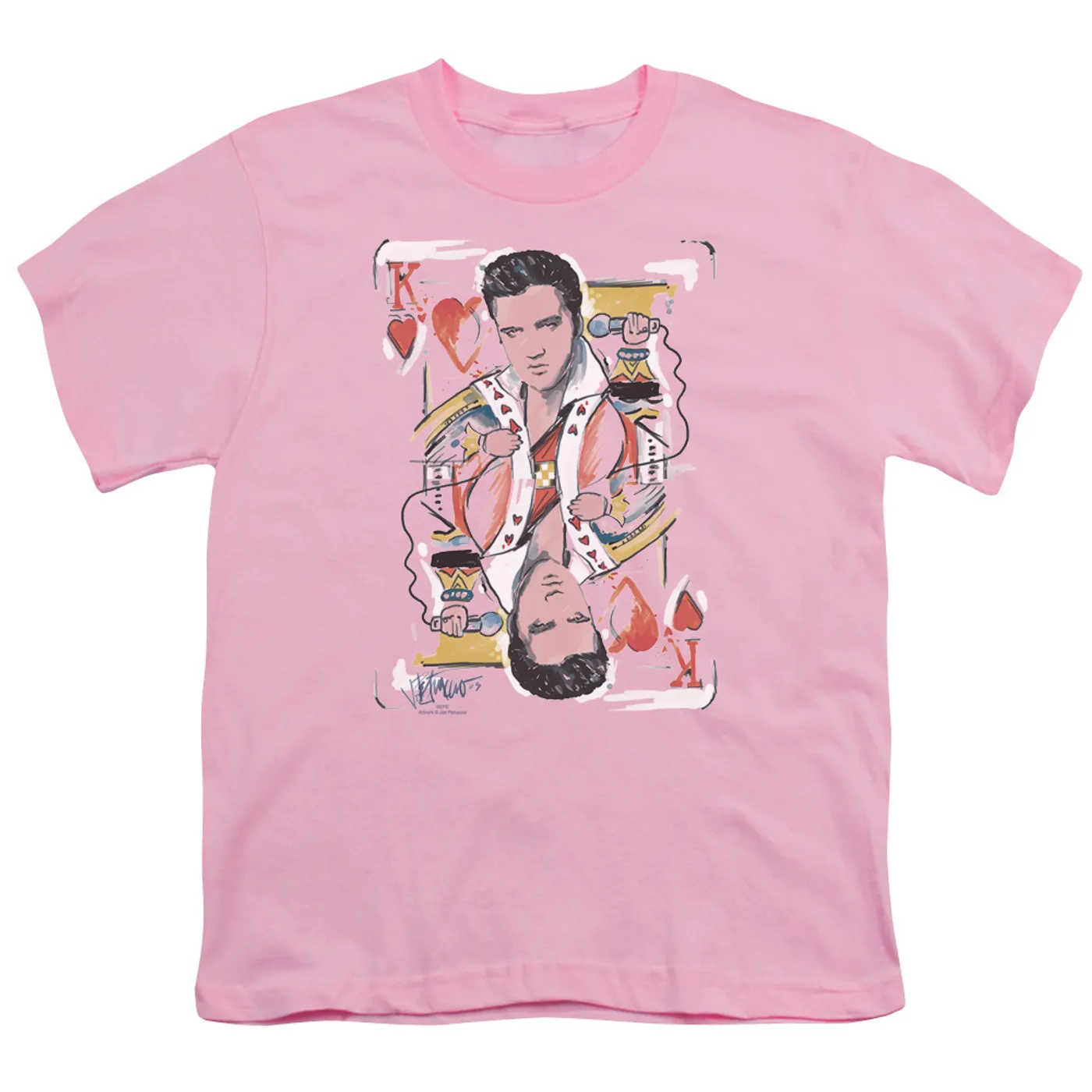 Elvis Presley Youth Tee | KING OF HEARTS Youth T Shirt
