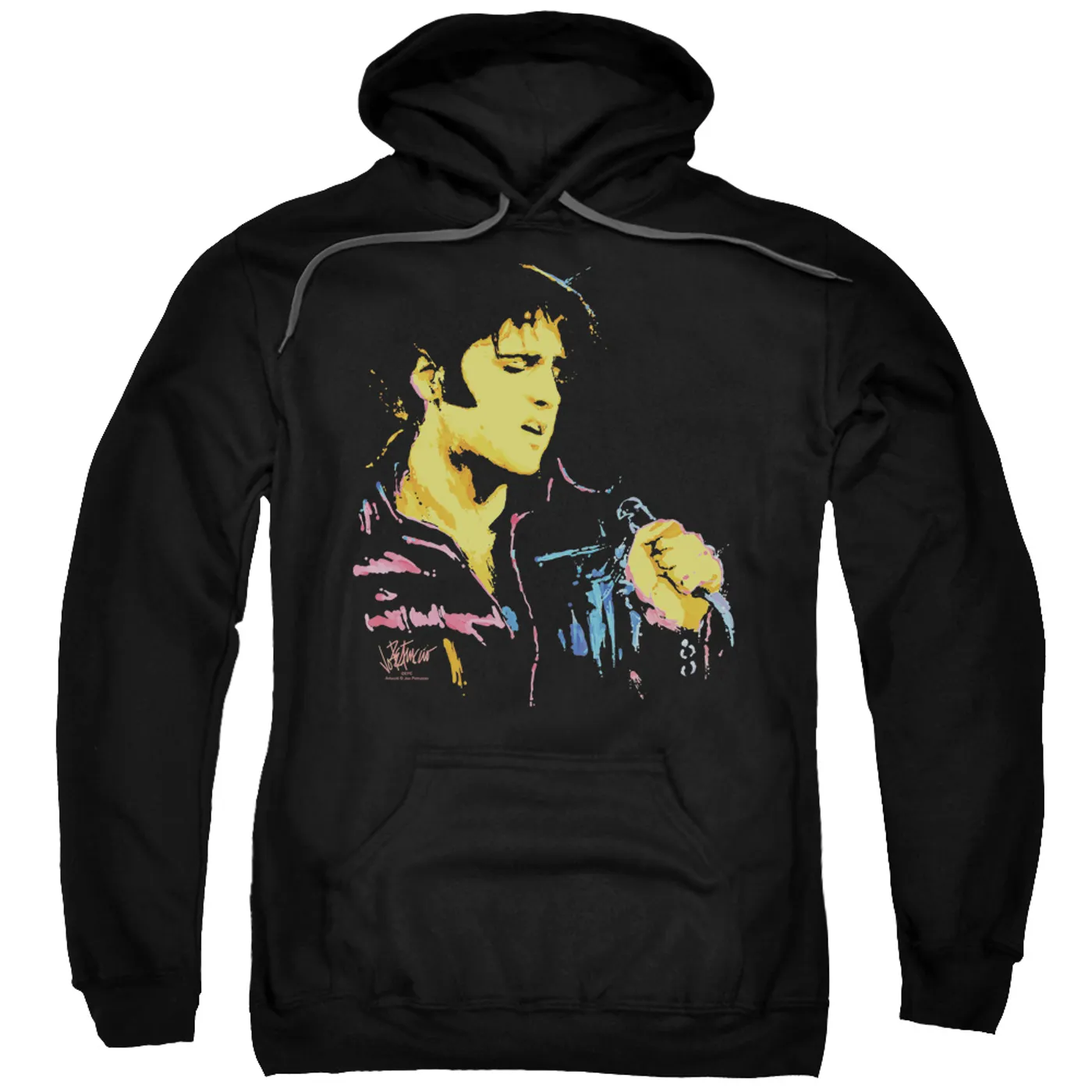 Hoodie | NEON Elvis Presley Pull-Over Sweatshirt