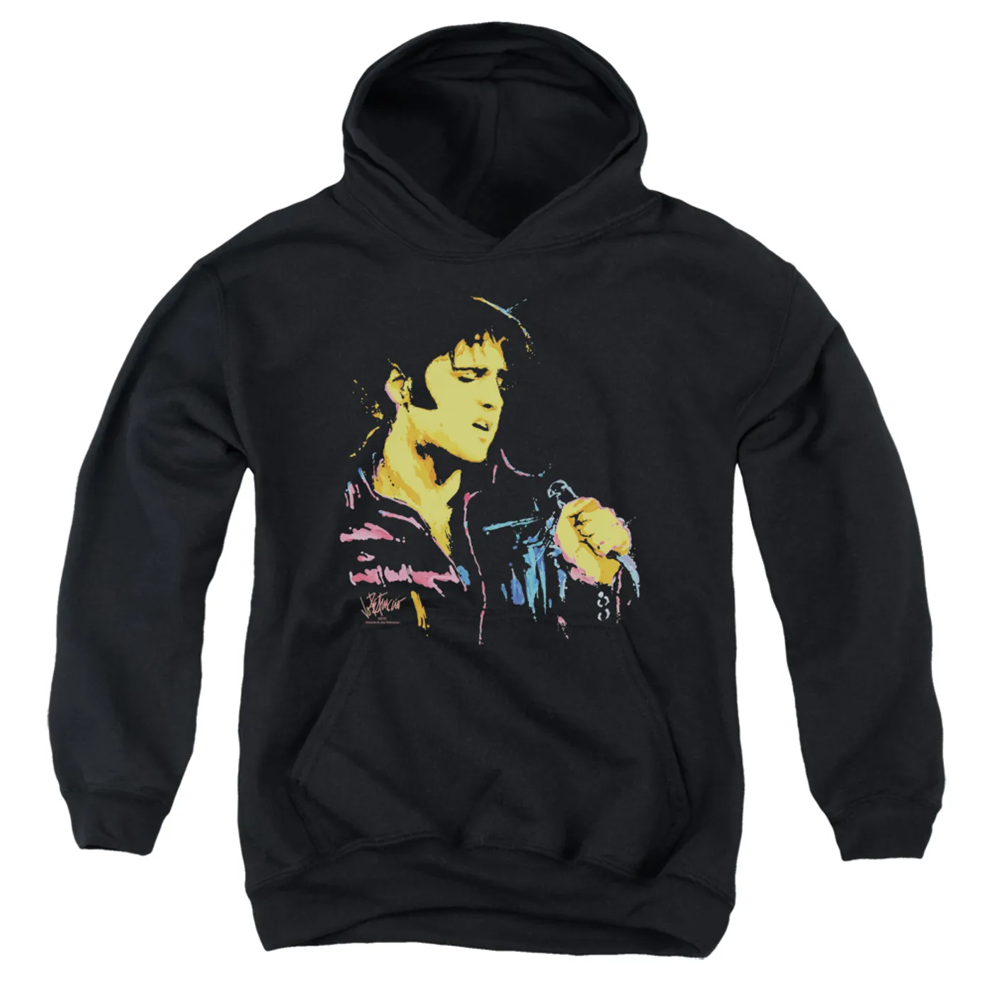 Youth Hoodie | NEON Elvis Presley Pull-Over Sweatshirt