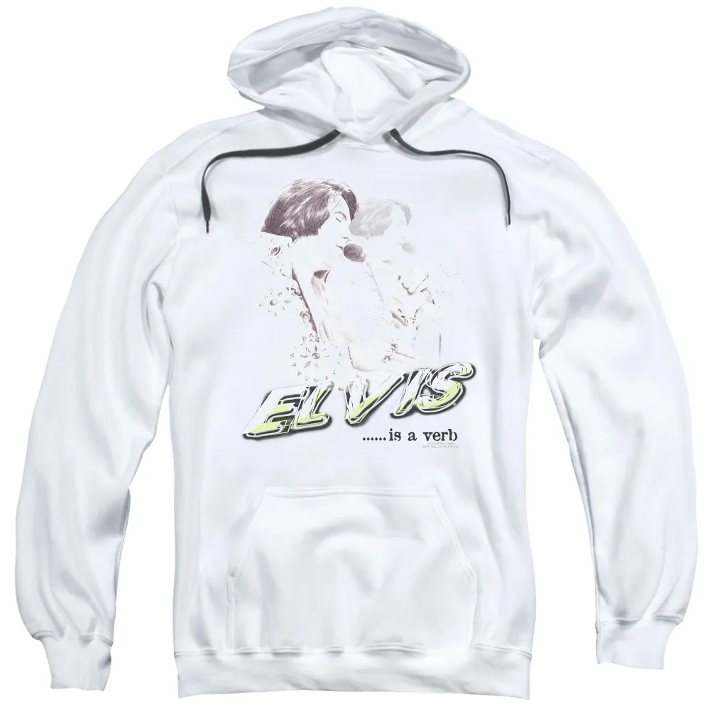 Hoodie | ELVIS IS A VERB Pull-Over Sweatshirt