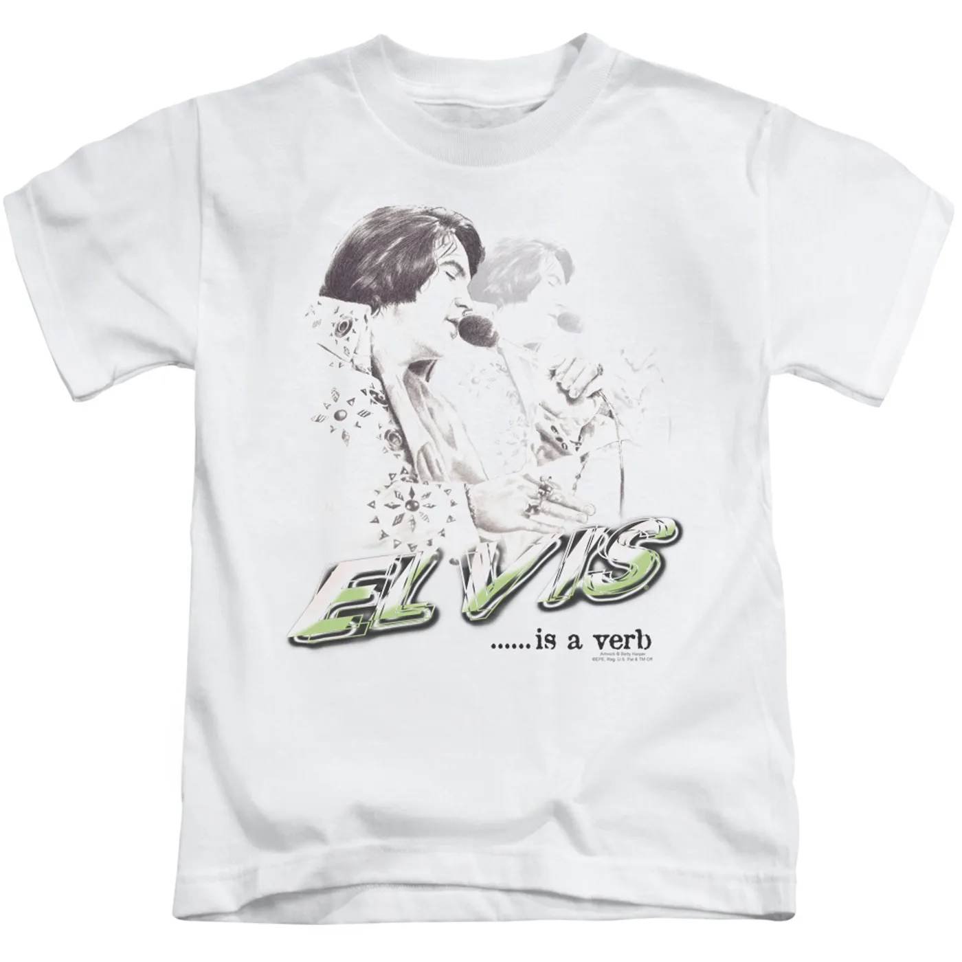 Kids T Shirt | Elvis Presley IS A VERB Kids Tee