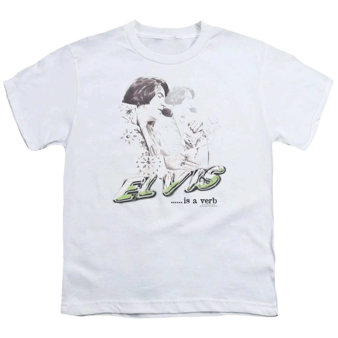 Youth Tee | Elvis Presley IS A VERB Youth T Shirt