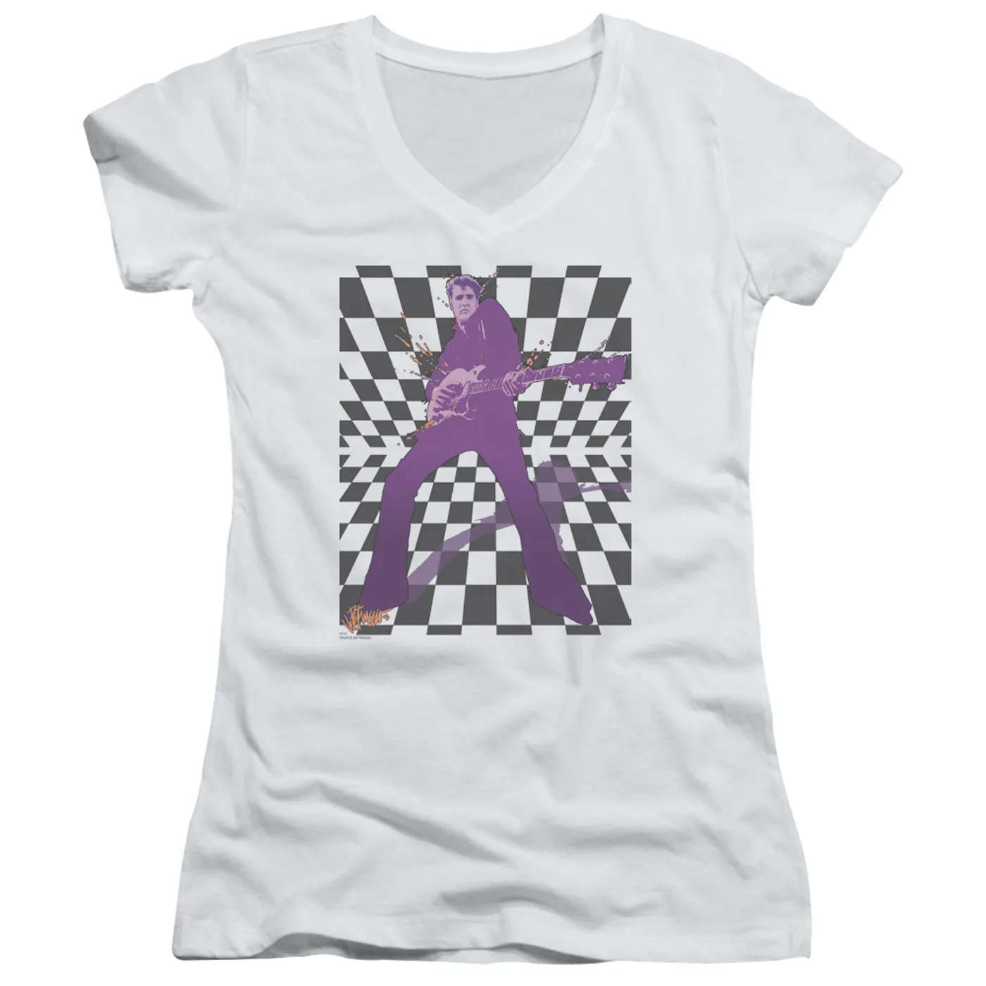 Elvis Presley Junior's V-Neck Shirt | LET'S ROCK Junior's Tee