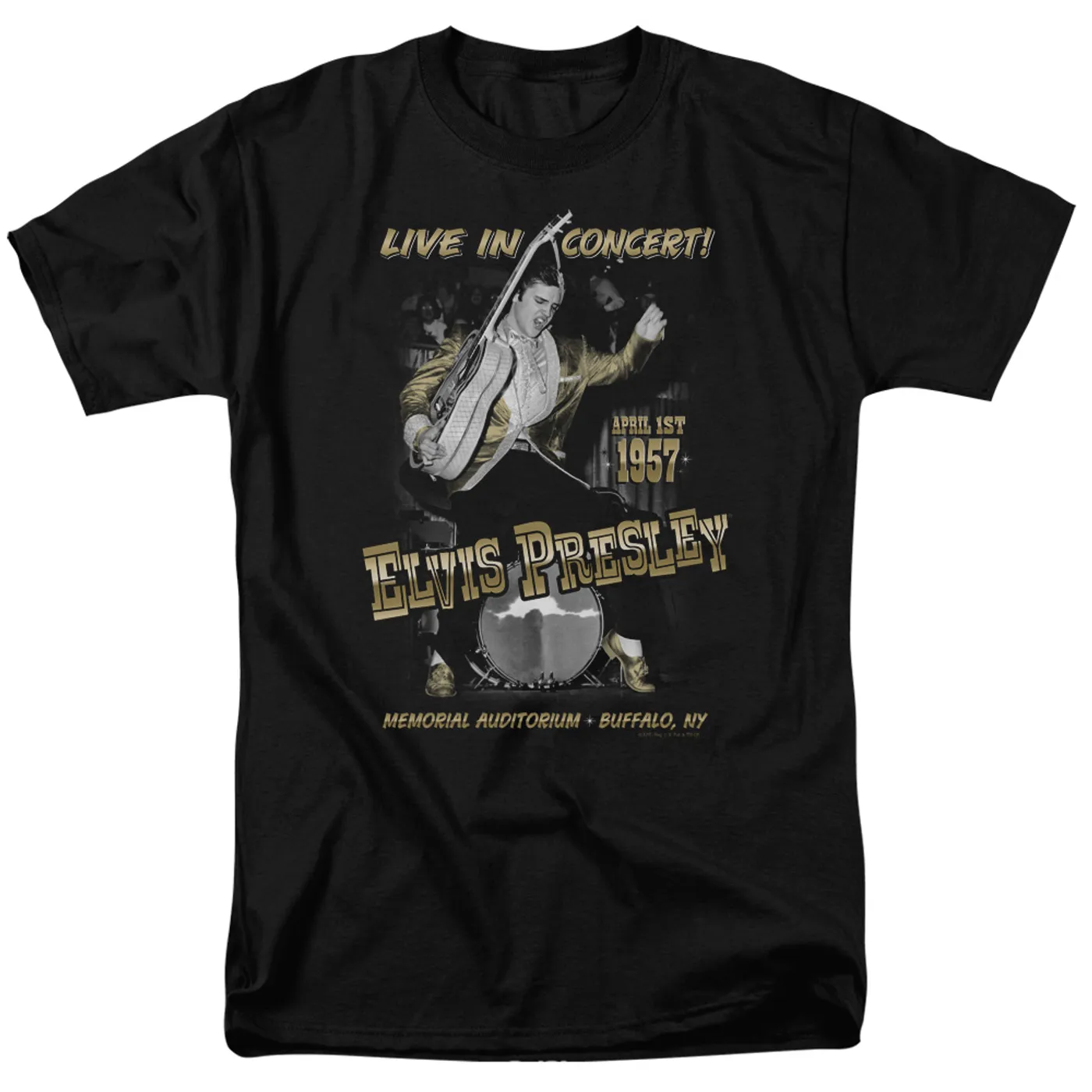Elvis Presley Shirt | LIVE IN BUFFALO T Shirt