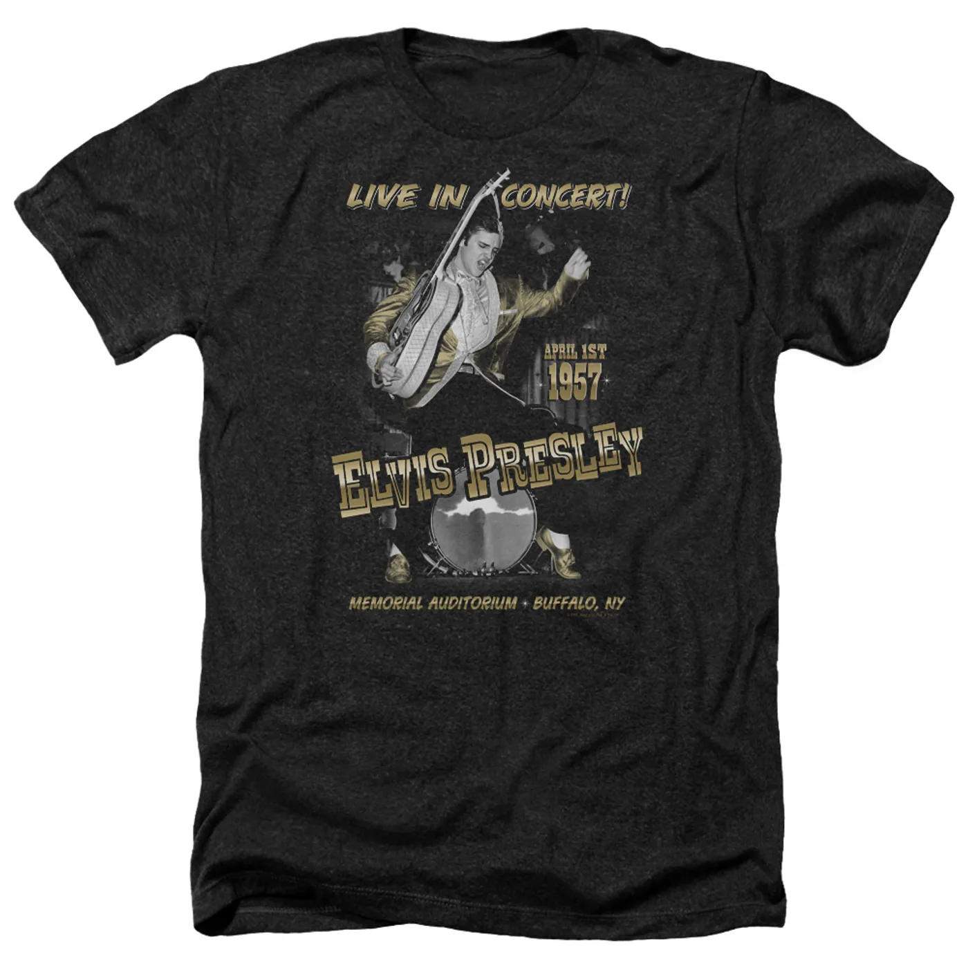 Elvis Presley Tee | LIVE IN BUFFALO Premium T Shirt