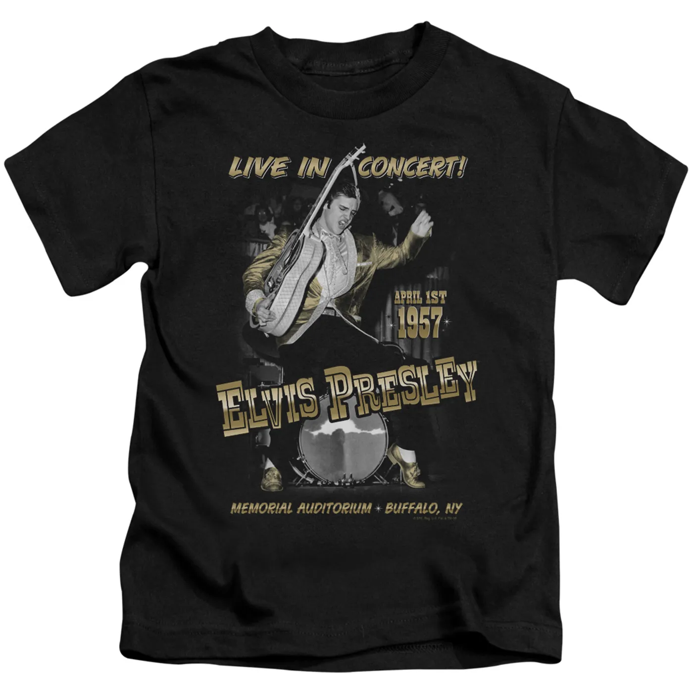 Elvis Presley Kids T Shirt | LIVE IN BUFFALO Kids Tee