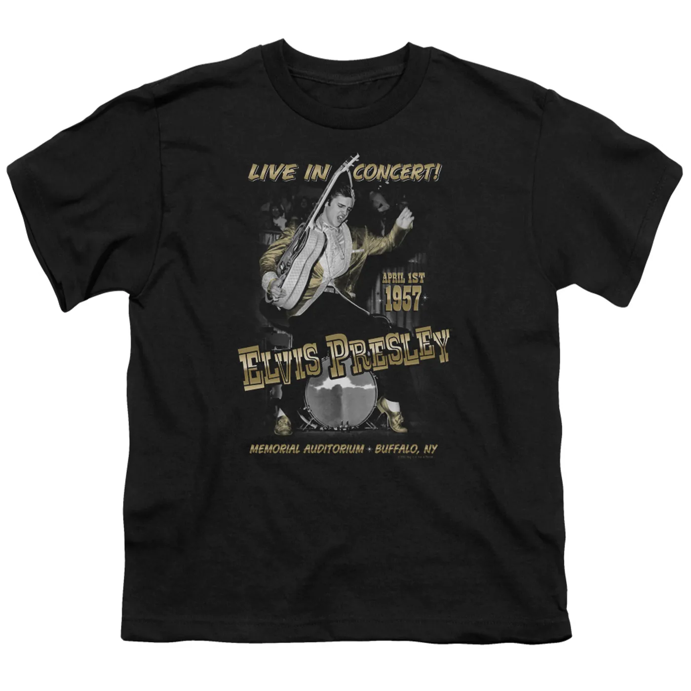 Elvis Presley Youth Tee | LIVE IN BUFFALO Youth T Shirt