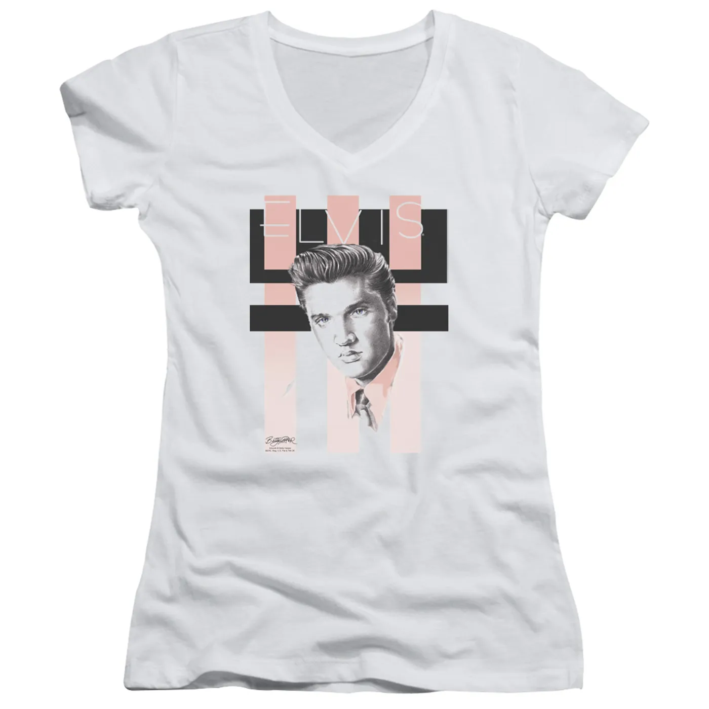 Elvis Presley Junior's V-Neck Shirt | RETRO Junior's Tee
