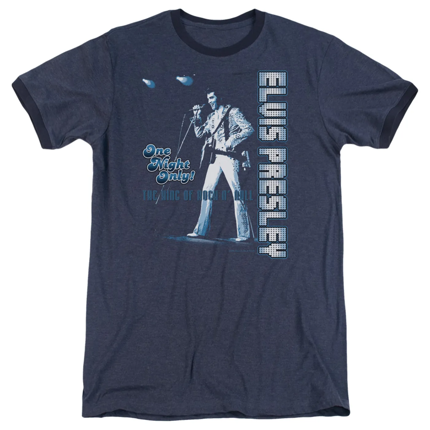 Elvis Presley Shirt | ONE NIGHT ONLY Premium Ringer Tee