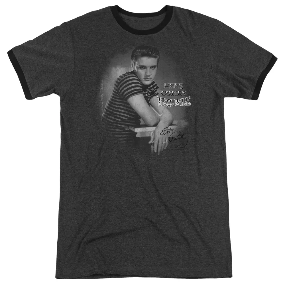 Shirt | TROUBLE Premium Ringer Tee