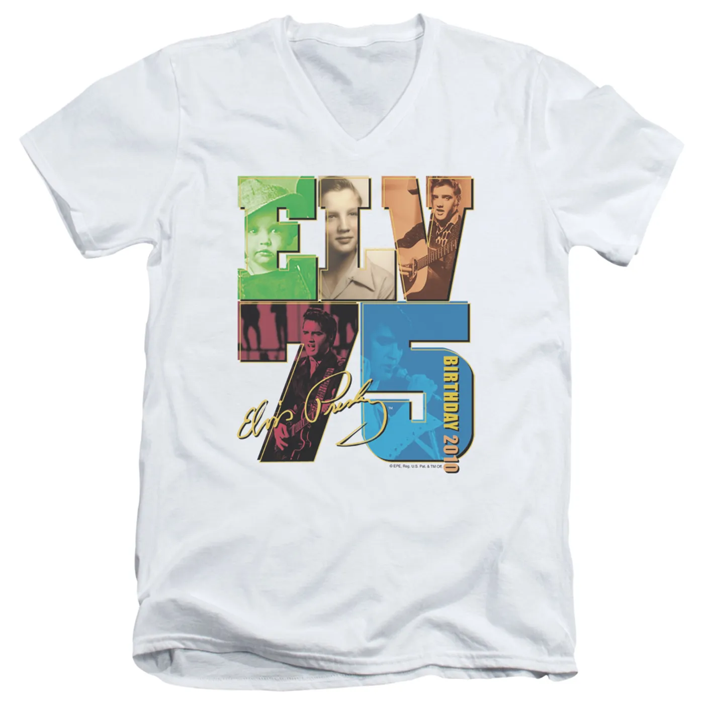Elvis Presley T Shirt (Slim Fit) | BIRTHDAY 2010 Slim-fit Tee