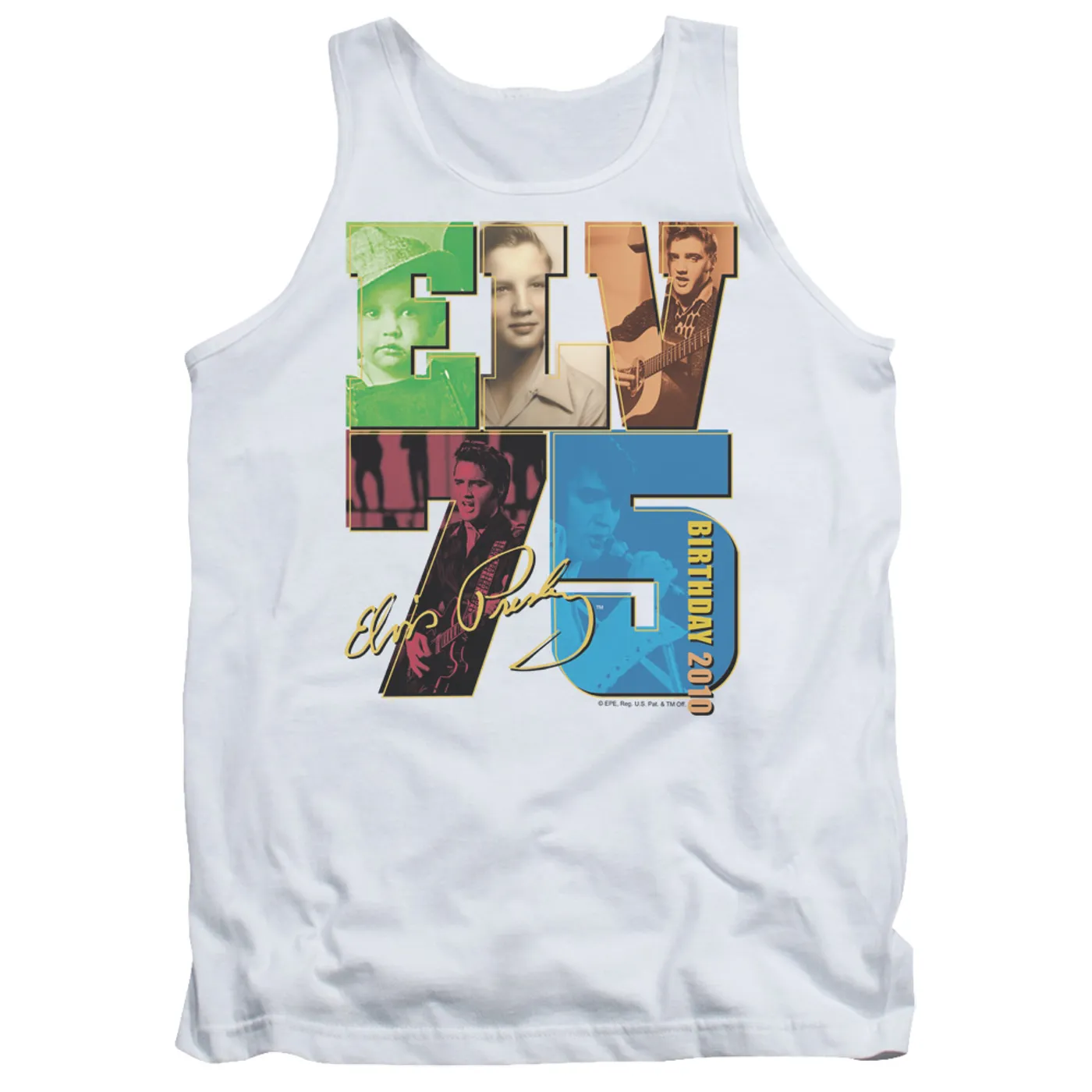 Elvis Presley Tank Top | BIRTHDAY 2010 Sleeveless Shirt