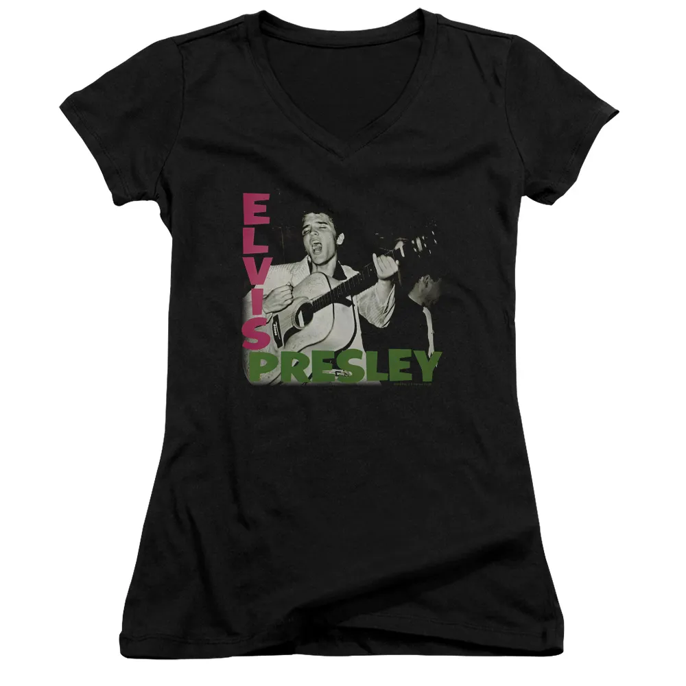 Junior's V-Neck Shirt | ELVIS PRESLEY ALBUM Junior's Tee