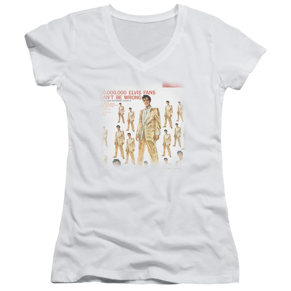 Junior's V-Neck Shirt | 50 MILLION FANS Junior's Tee