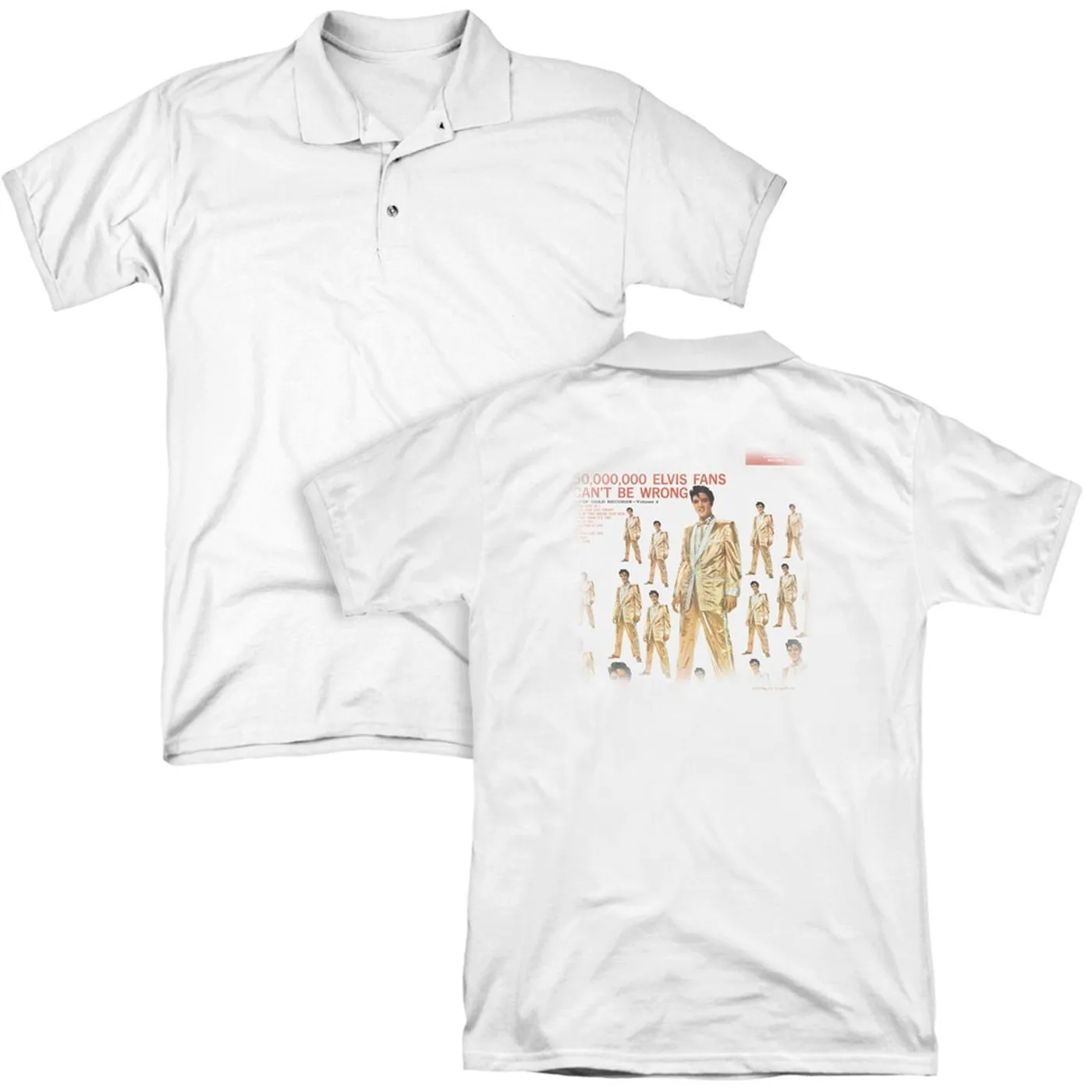 Elvis Presley 50 MILLION FANS (BACK PRINT)