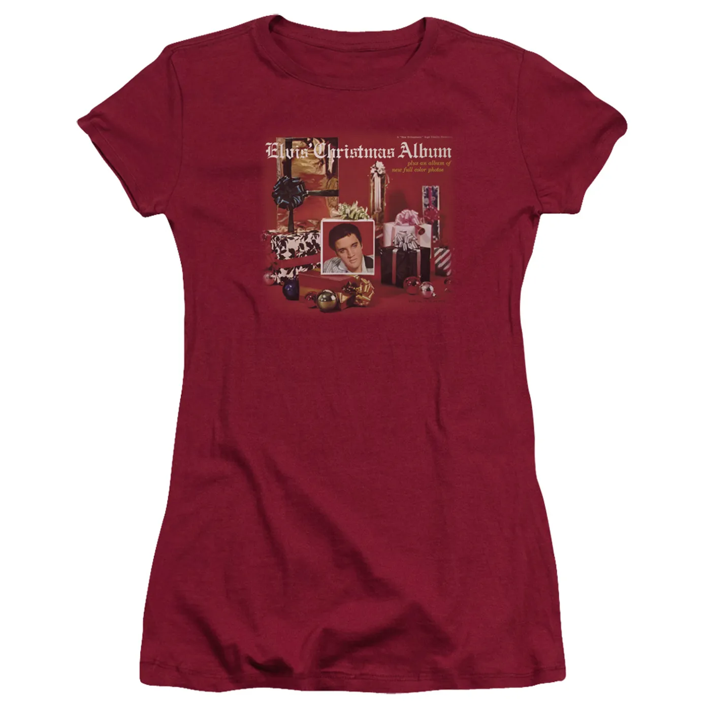 Elvis Presley Juniors Shirt | CHRISTMAS ALBUM Juniors T Shirt