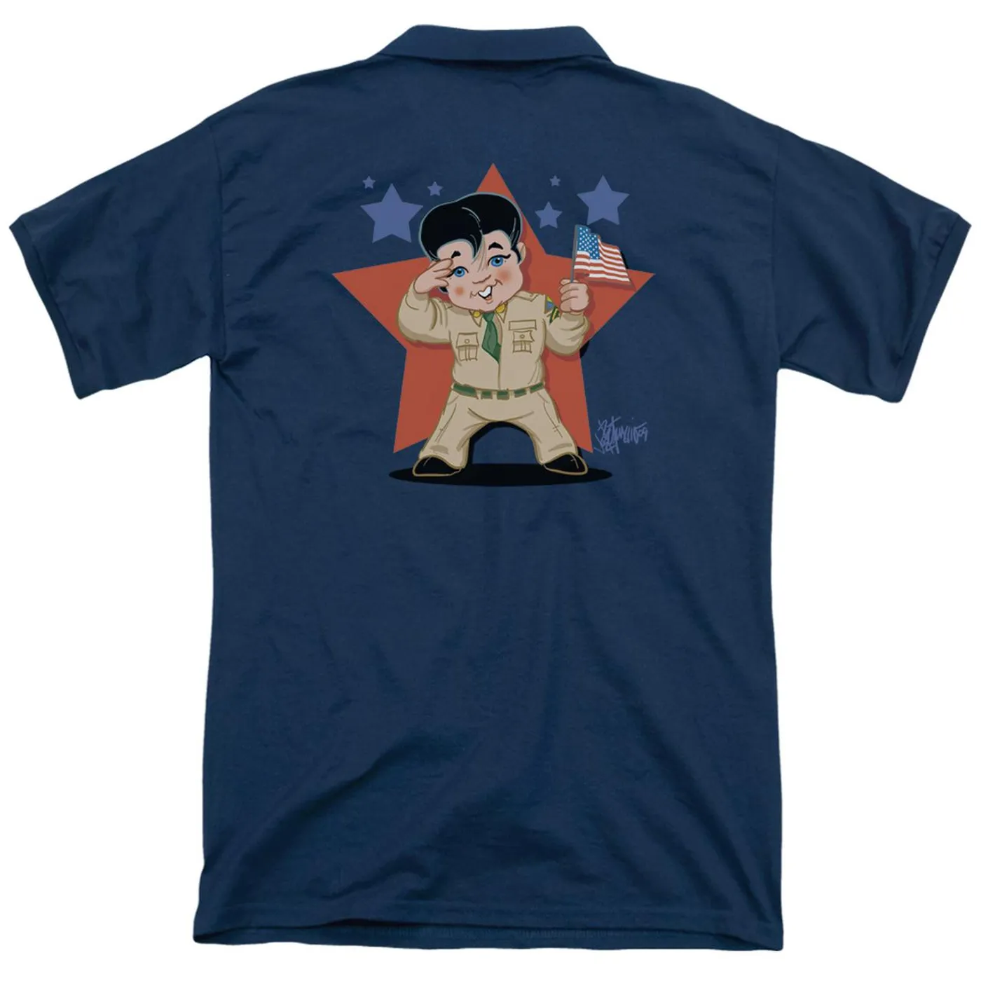 Elvis Presley LIL G I (BACK PRINT)