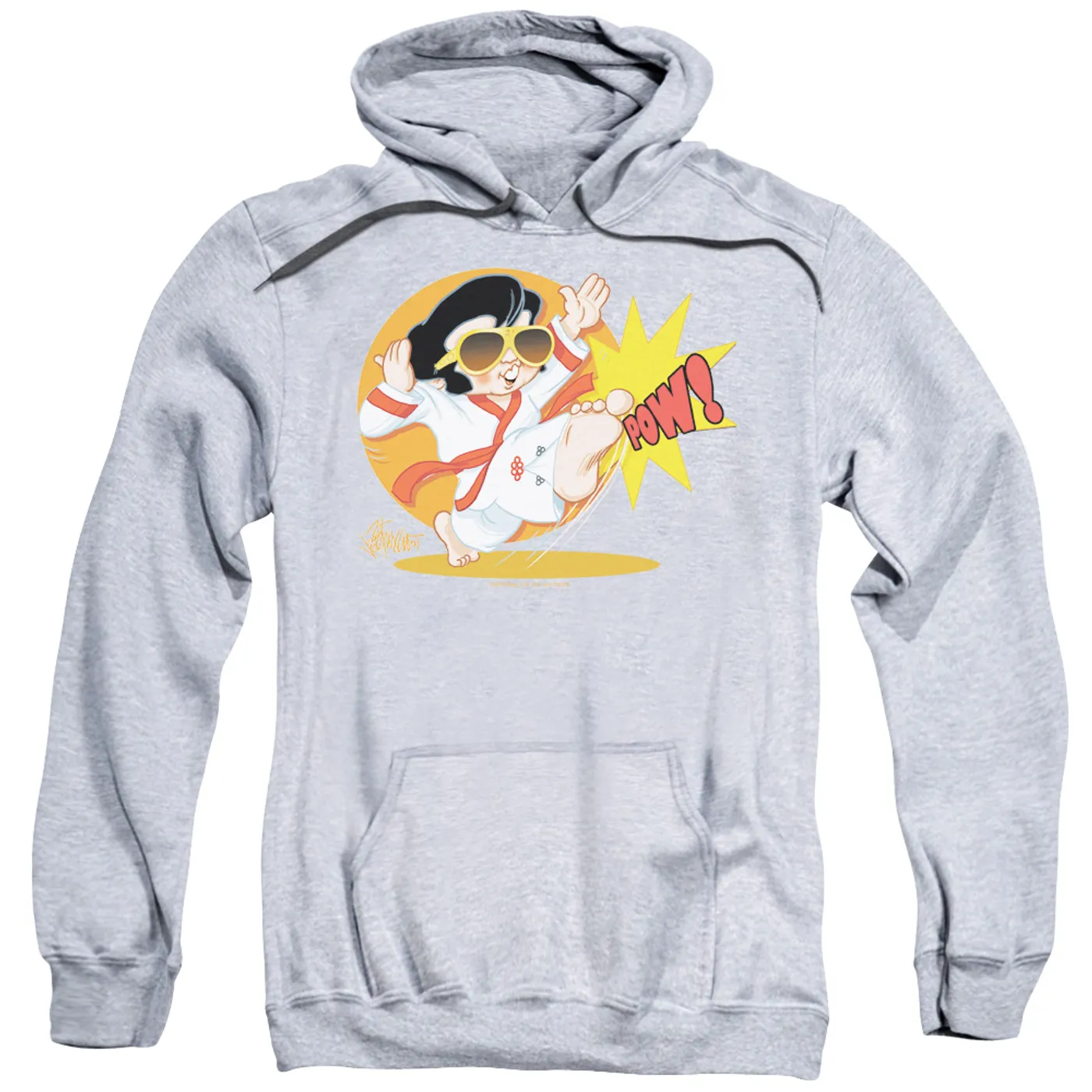 Elvis Presley Hoodie | KARATE KING Pull-Over Sweatshirt